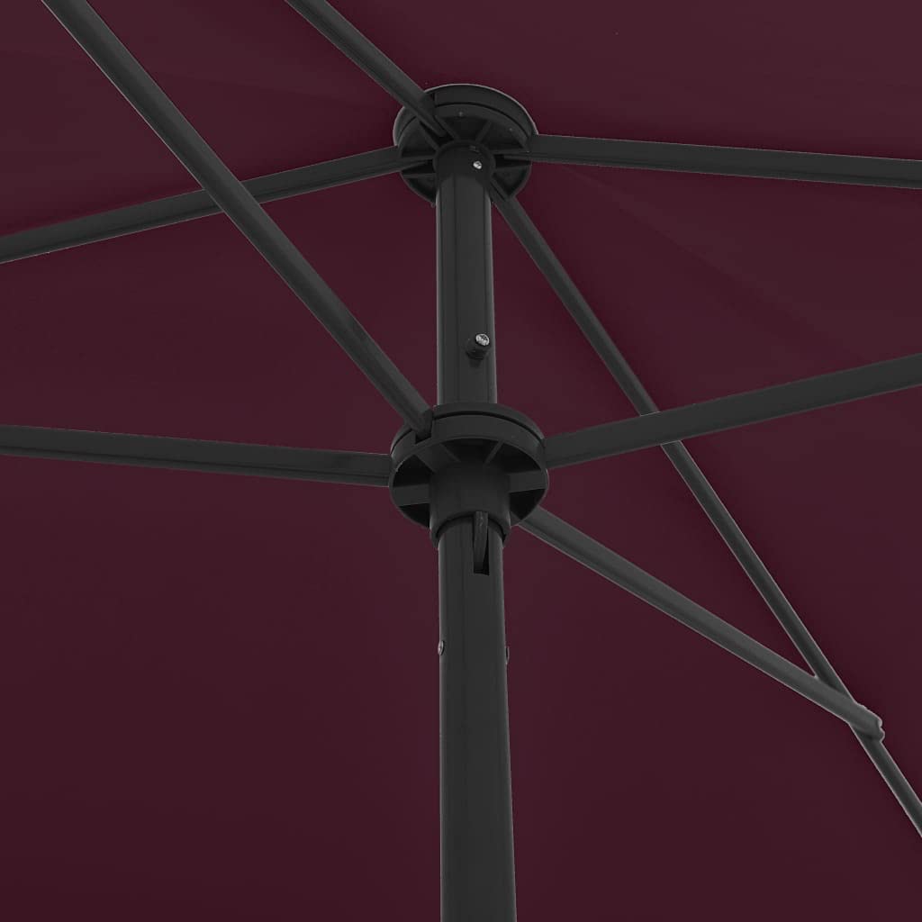 Bordeaux Red Beach Umbrella 78.7