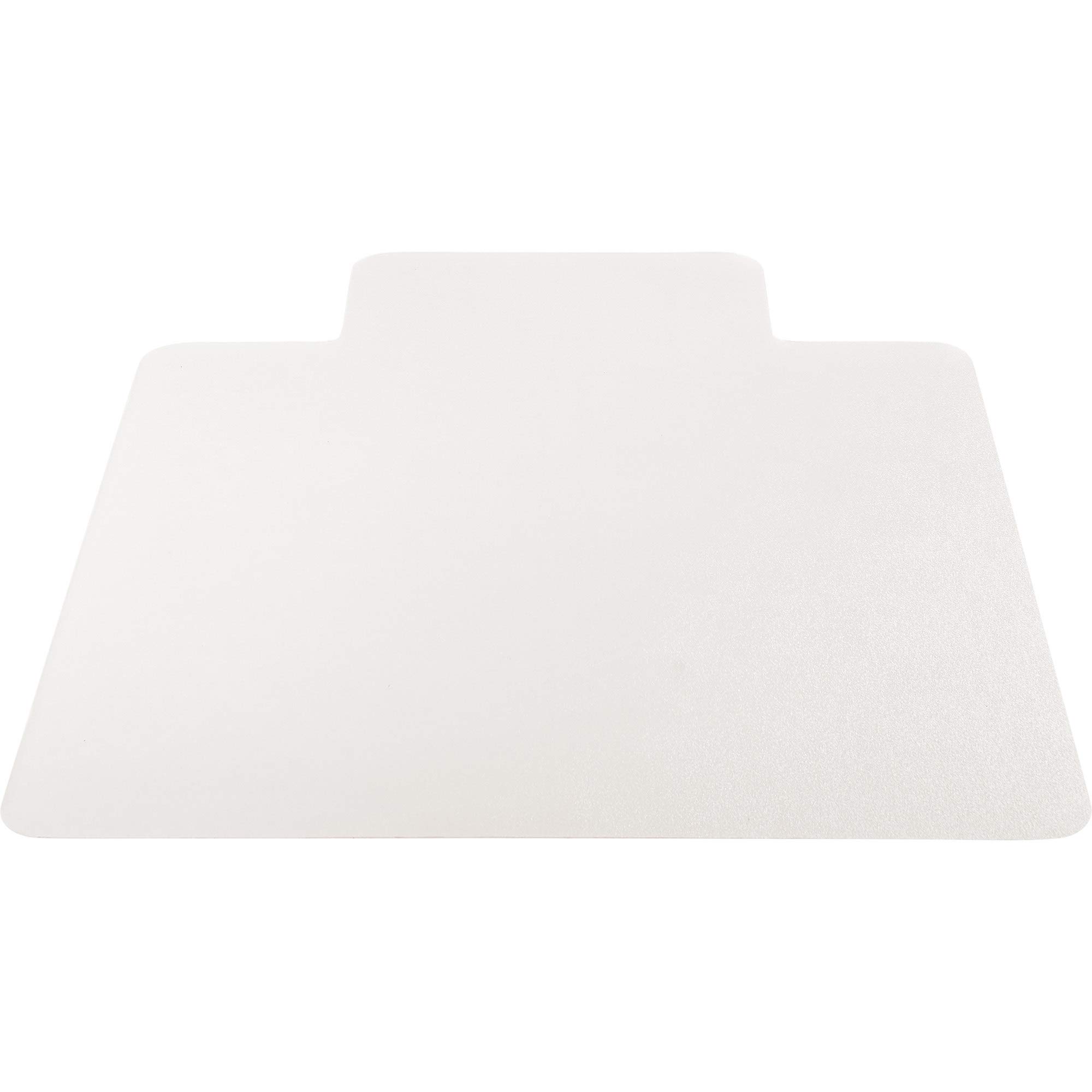 Lorell LLR69168 Clear Hard Floor Wide Lip Vinyl Chairmat - 1 Each - Protects Hardwood & Tile Floors from Office Chair Damage - Perfect for Home Office, Study Room & Workspace