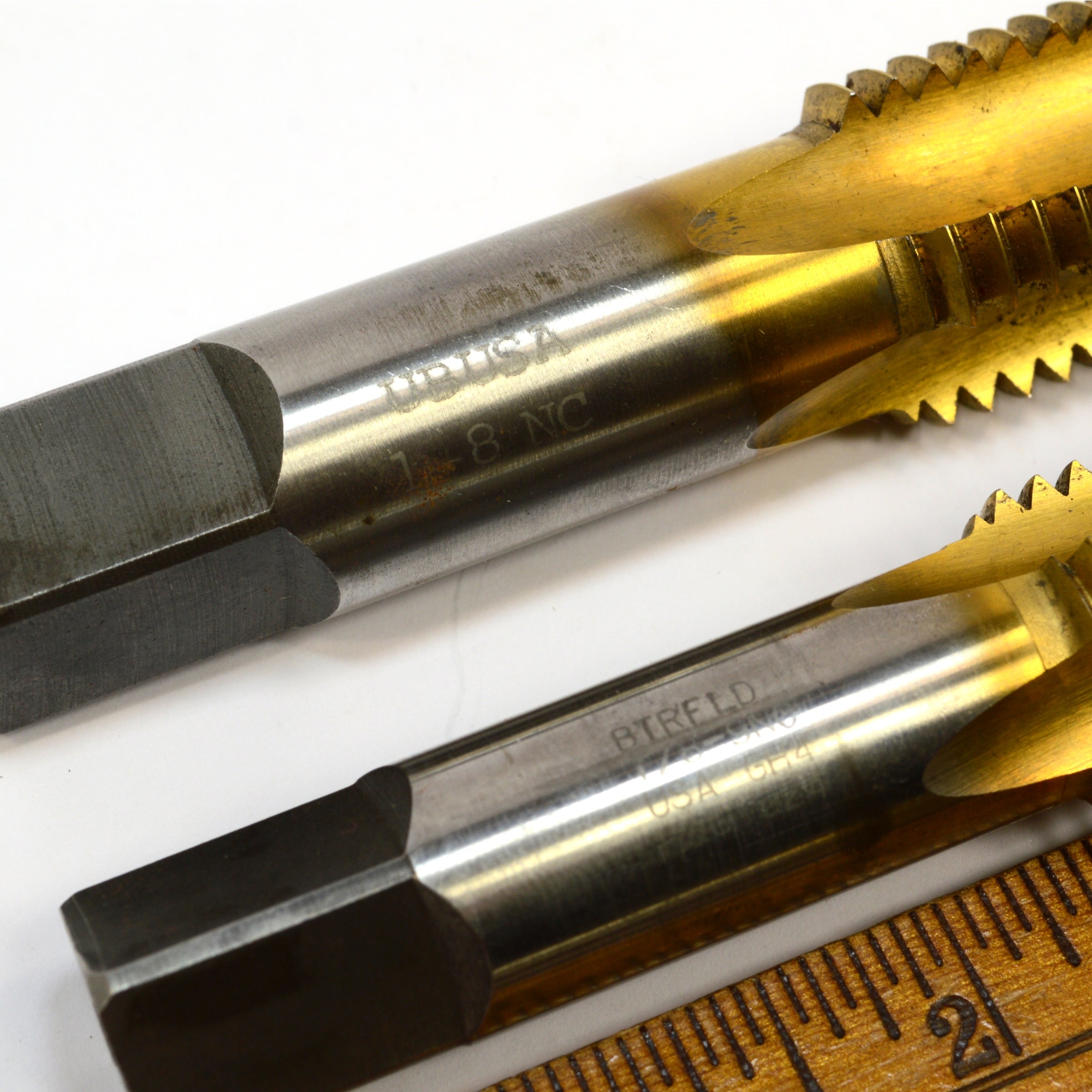 Premium Used UNION BUTTERFIELD Tap Set - 9 Sizes (1/8, 1/4, 3/8, 1/2, 5/8, 3/4, 7/8, 1 inch) for Metalworking, Plumbing & DIY Projects | High-Quality Industrial Tools