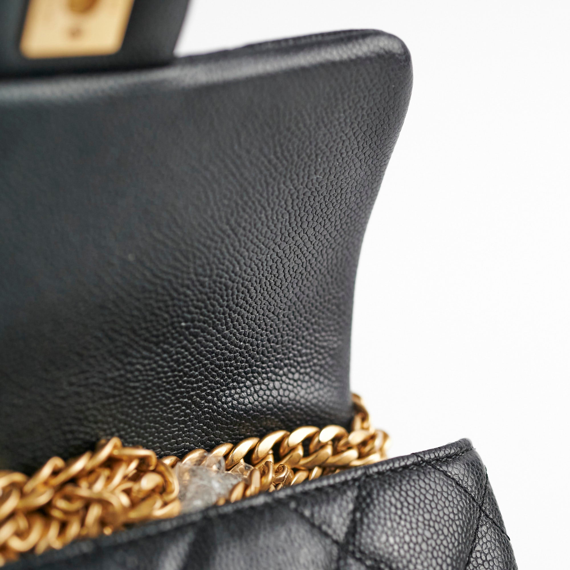 Chanel 23P Seasonal Caviar Mini Flap Bag Black with Microchip - Luxury Crossbody Purse for Women, Perfect for Parties, Dating & Everyday Use