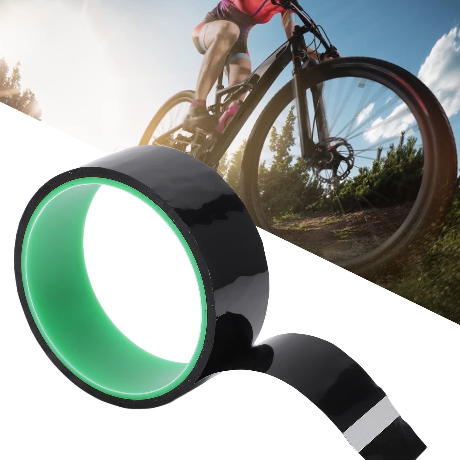 Dilwe 33mm x 10M Tubeless Rim Tape - Lightweight Vacuum Sealing Tire Pad for Mountain & Road Bikes - Perfect for MTB, Gravel & Commuter Cycling Accessories