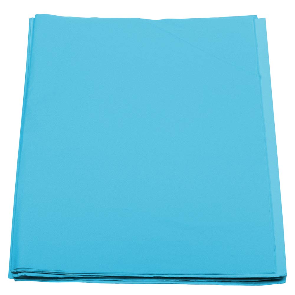 JAM PAPER Bright Blue Tissue Paper - 480 Sheets per Ream - Perfect for Gift Wrapping, Party Decorations & Craft Projects