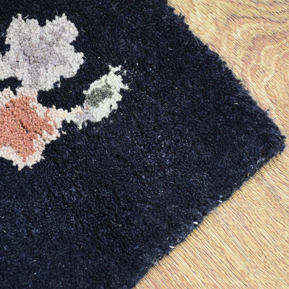 Hand Tufted Rosebud Area Rug - Soft Floral Design for Living Room, Bedroom & Nursery Decor