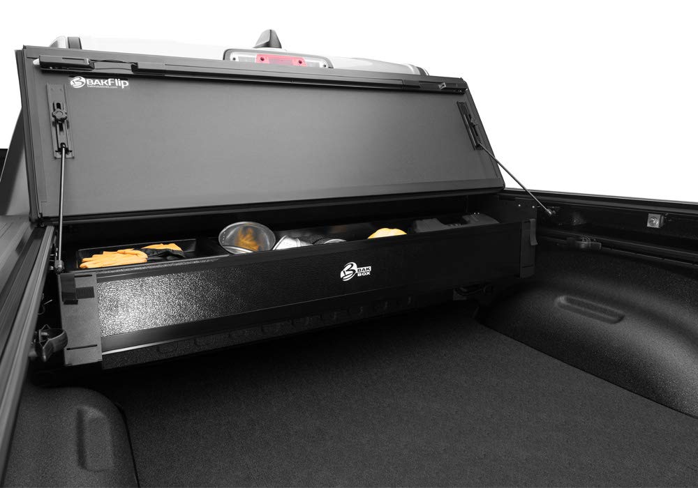 Bak Industries 92501 BAK Box 2 Tonneau Cover Tool Box - Heavy Duty Truck Bed Storage for Pickup Trucks | Weatherproof & Secure Cargo Organizer for Camping Gear, Work Tools & Outdoor Equipment