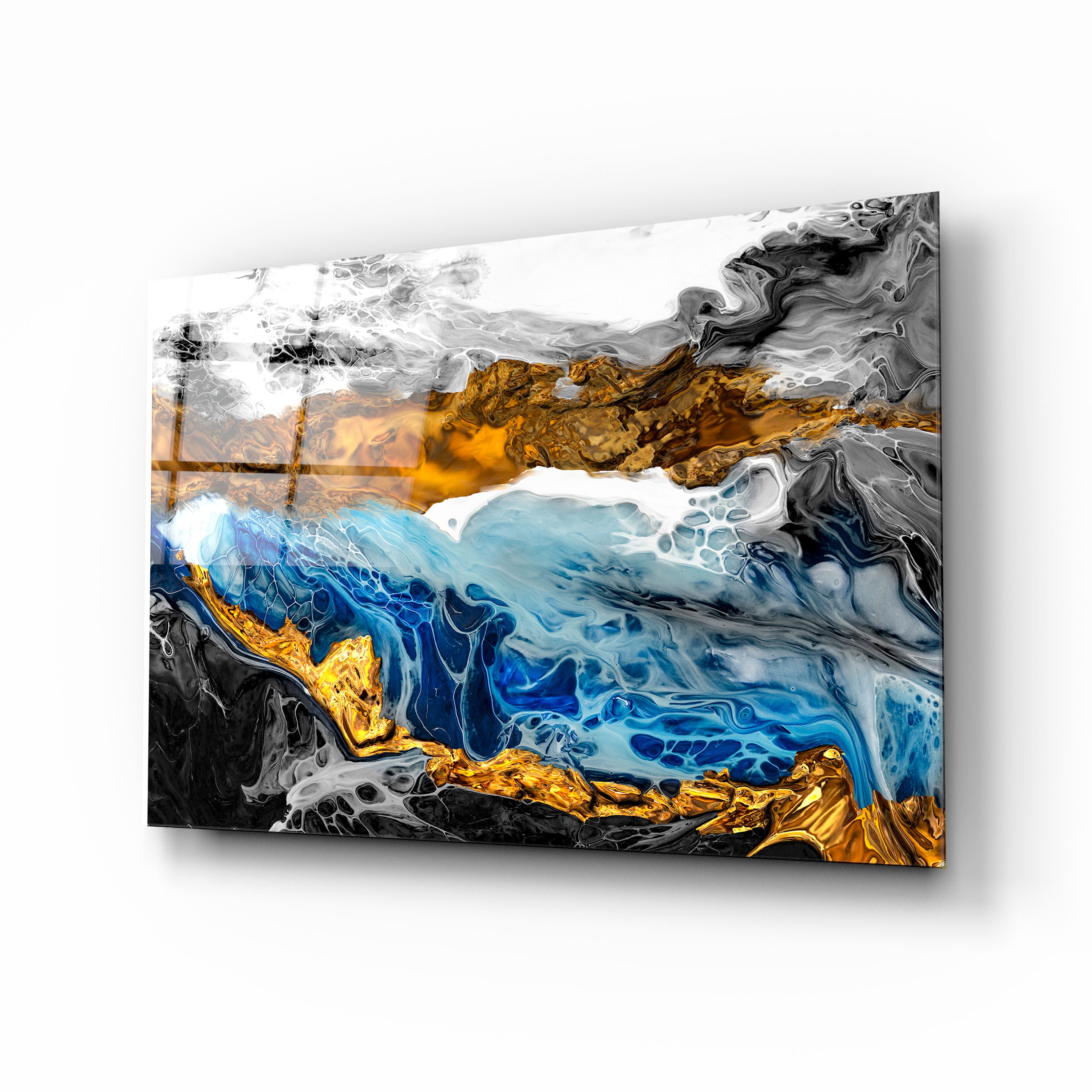 Elegant River Marble Design Home Decor - Perfect for Living Room, Bathroom & Office Decoration