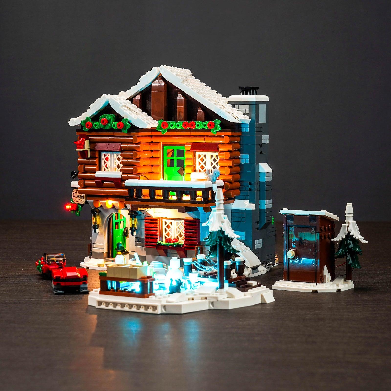 LEGO Icons Alpine Lodge 10325 Light Kit - Compatible with LEGO Sets - DIY Lighting for LEGO Buildings - Perfect for Home Display & Model Showcase