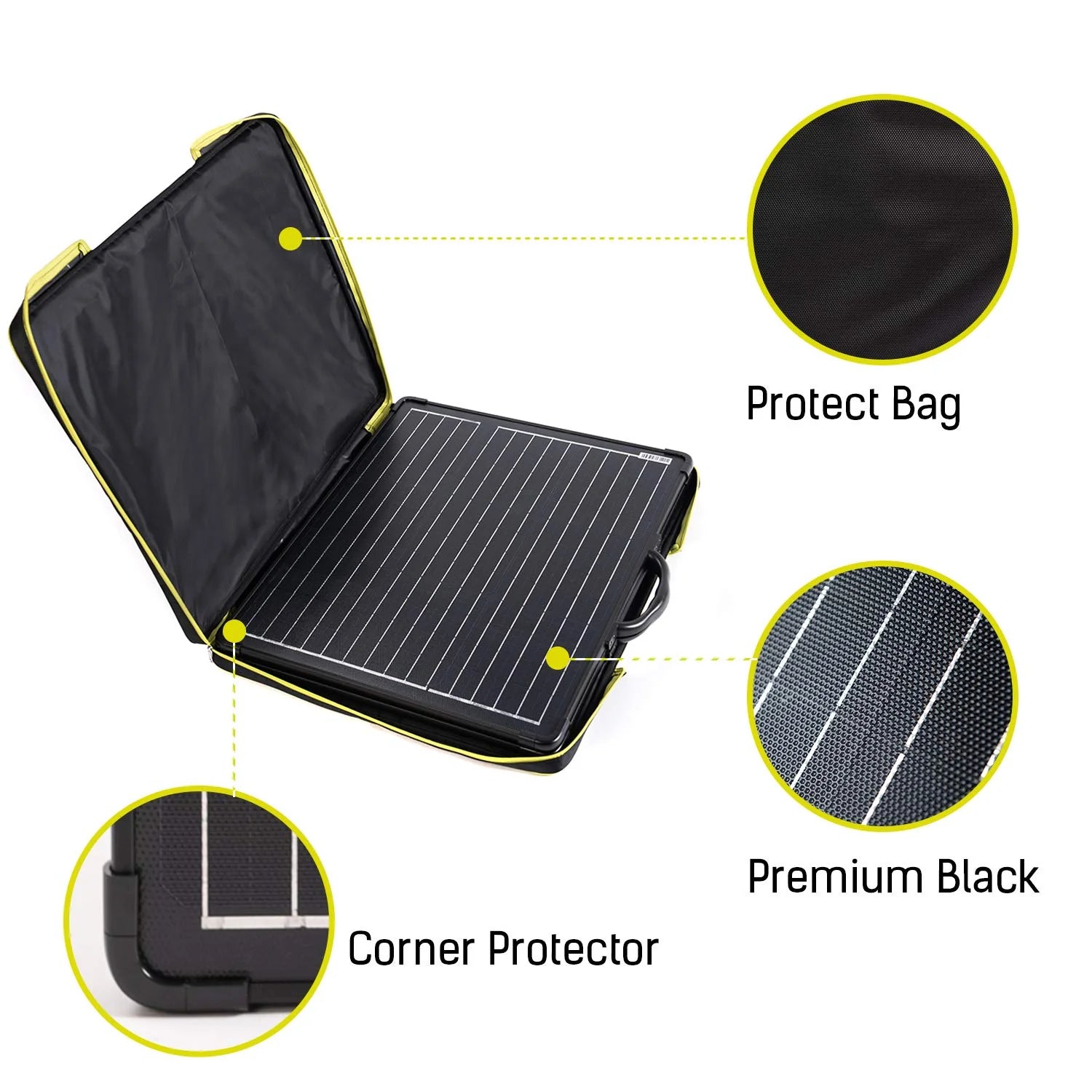 ACOPOWER 100W Portable Solar Panel Kit with 20A Charge Controller - Lightweight & Efficient for Camping, RV, Off-Grid Power, and Emergency Backup