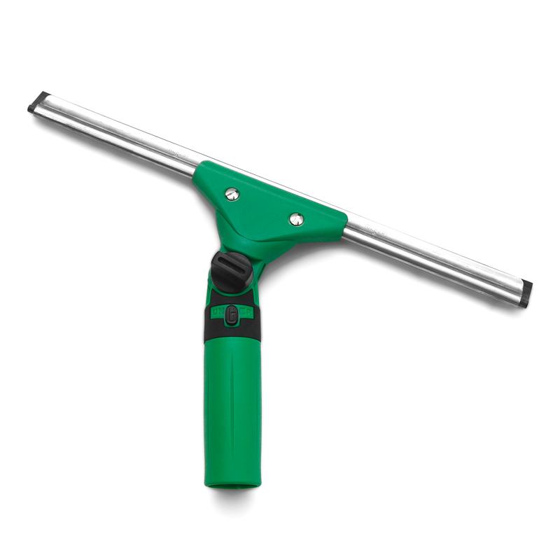 Unger 30 Degree Swiveloc Squeegee Complete - Professional Window Cleaning Tool for Home, Office & Car - Perfect for Streak-Free Glass Cleaning on Windows, Mirrors & Shower Doors