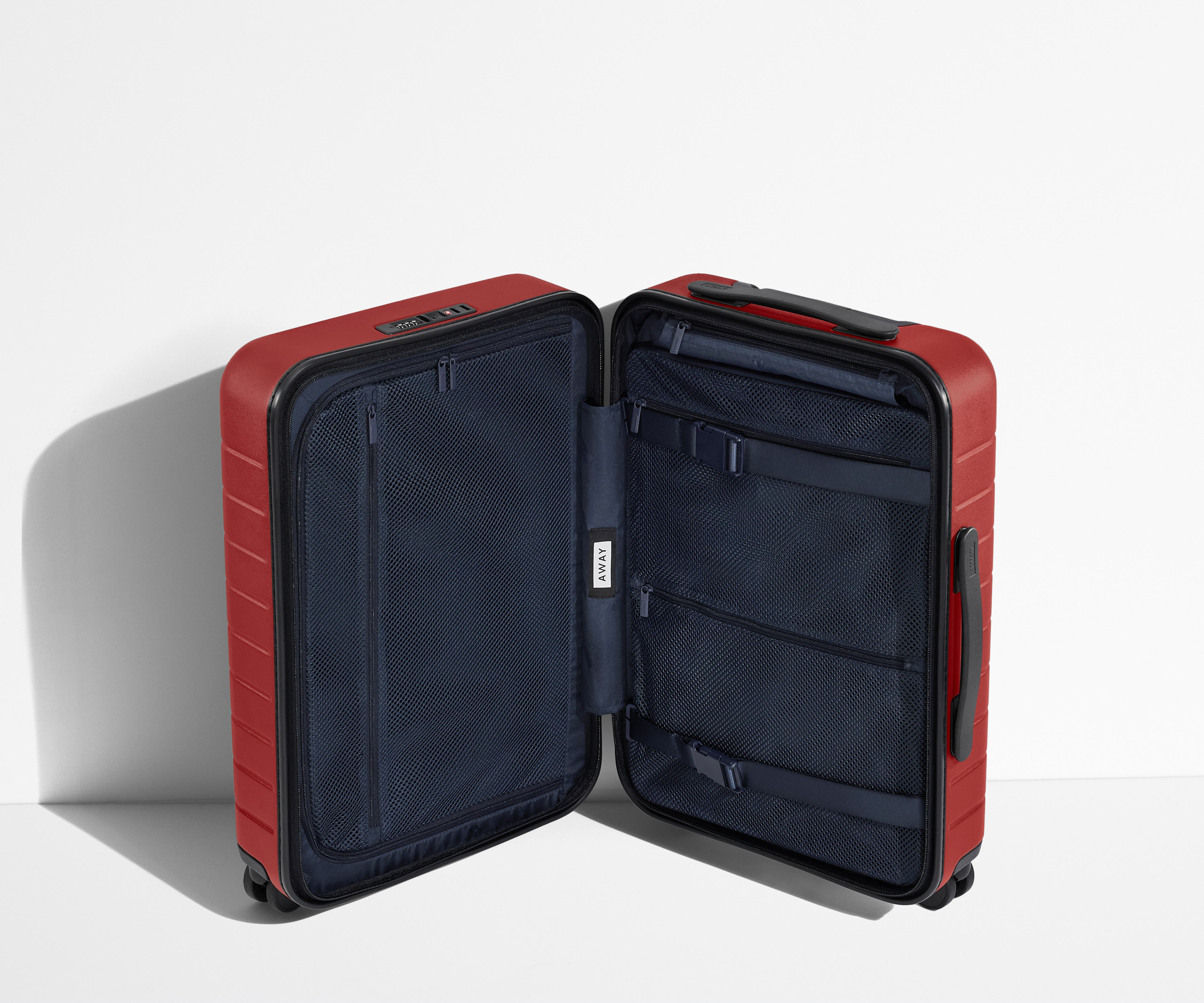 Tango Red Carry On Luggage - Lightweight & Durable Suitcase for Air Travel, Weekend Getaways & Business Trips | Perfect for Airlines & Commuters