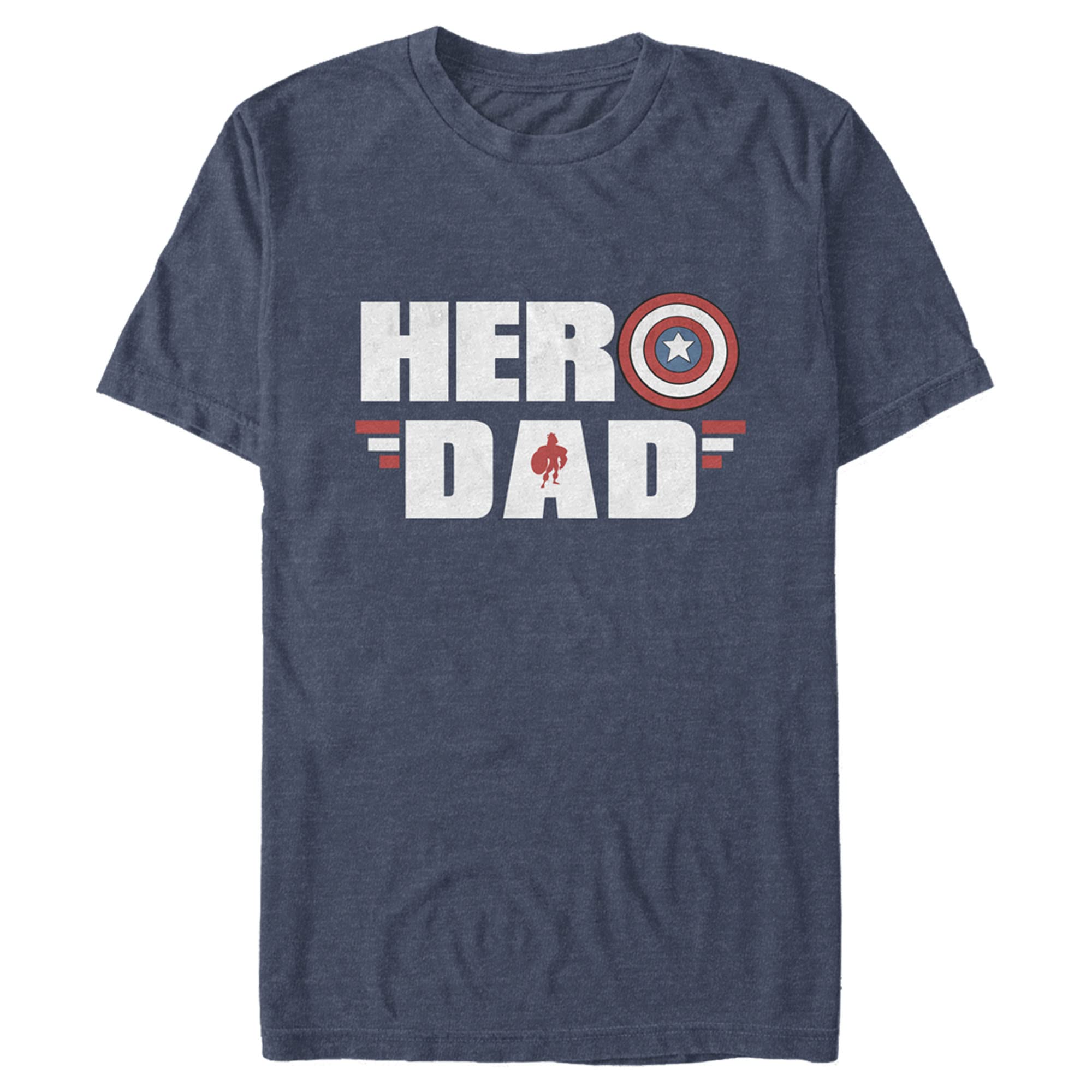 Marvel Captain America Shield Graphic T-Shirt for Men - Superhero Dad Gift, Casual Wear & Cosplay