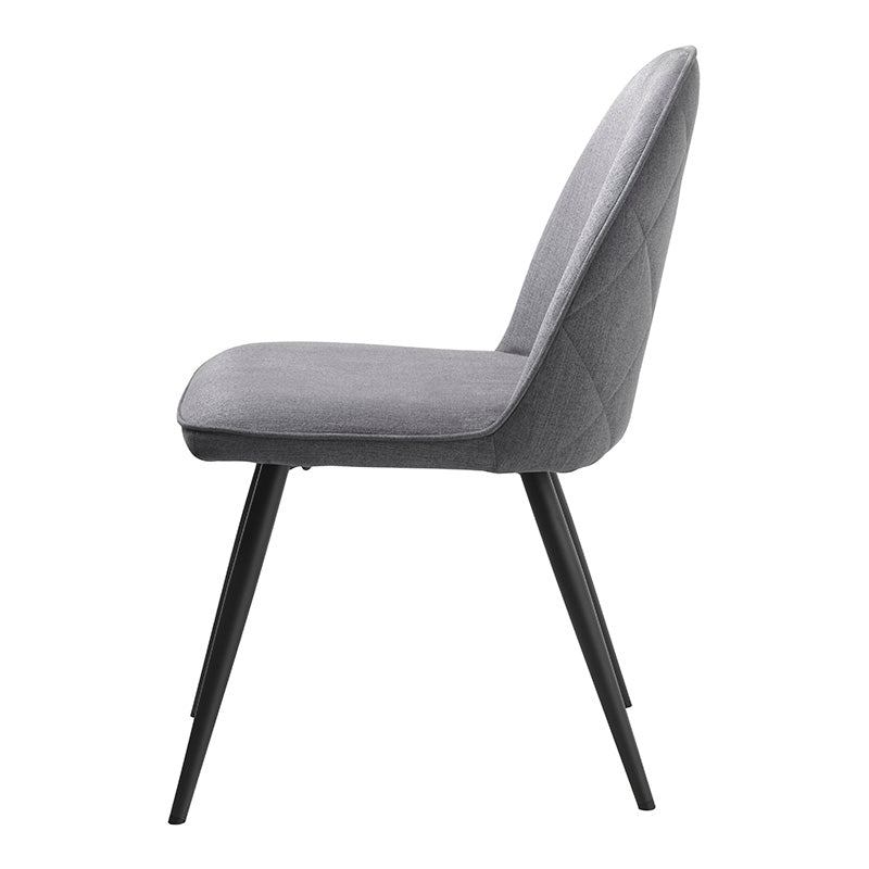 MINTO Modern Grey Dining Chair - Comfortable & Stylish for Kitchen, Dining Room, and Home Office Use