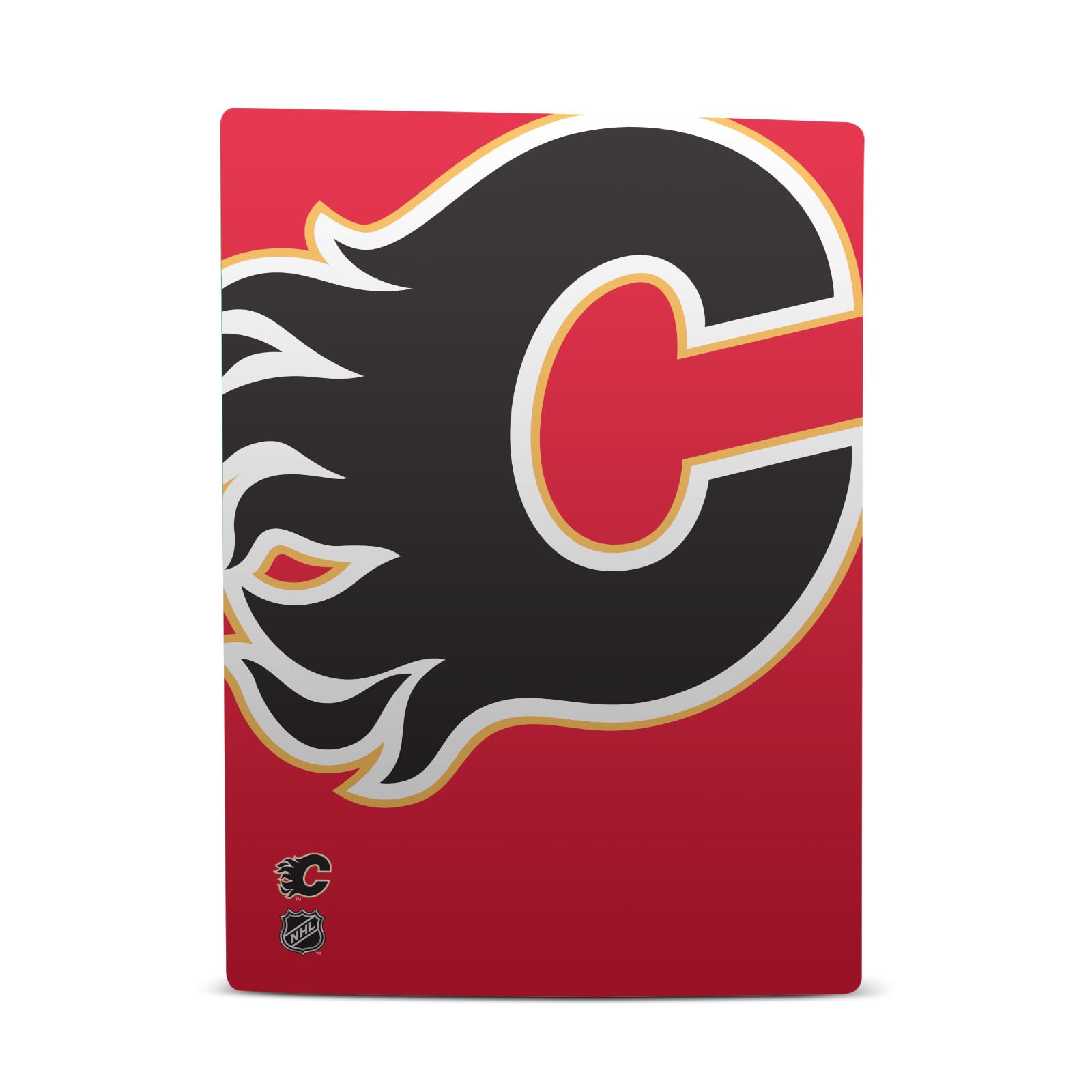 Official NHL Calgary Flames PS5 Skin & Controller Decal for Gaming Fans