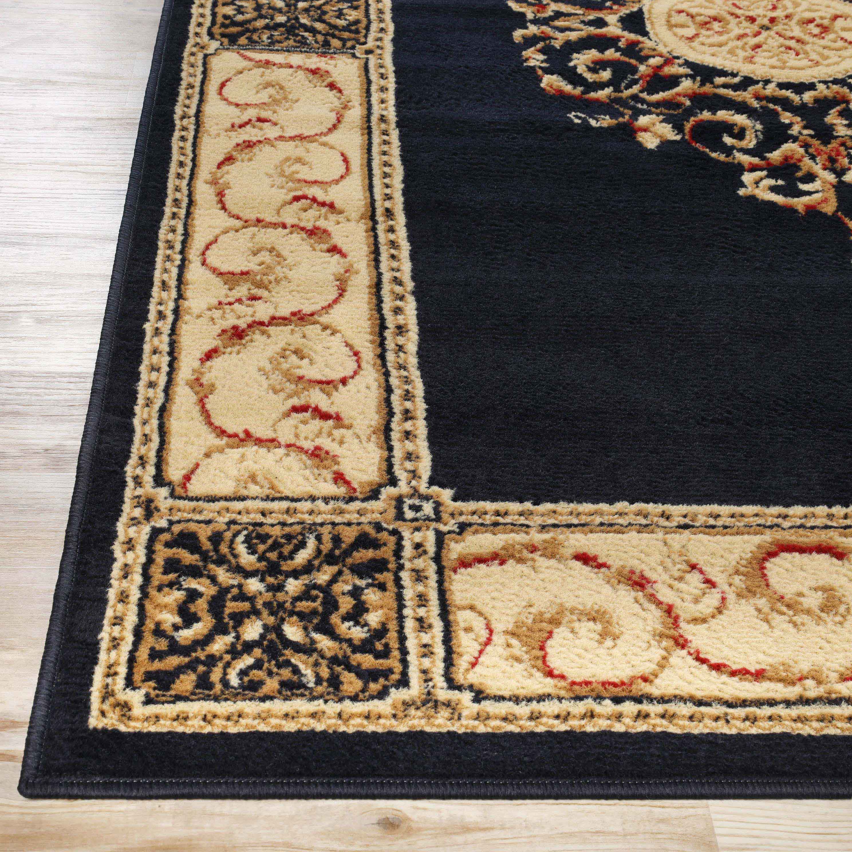 Large Medallion Modern Bohemian Indoor Area Rug or Runner - Perfect for Living Room, Bedroom, and Hallway Decor