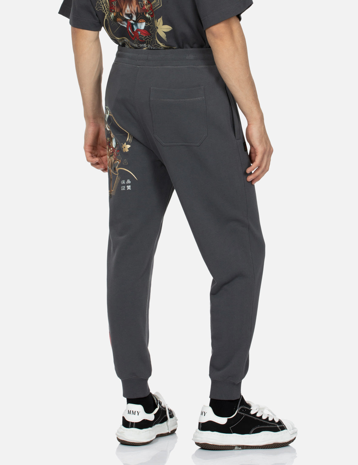 Divine Deer Print Regular Fit Sweatpants for Women - Soft Cotton Jogger Pants with Elastic Waistband - Perfect for Yoga, Lounge, and Casual Wear
