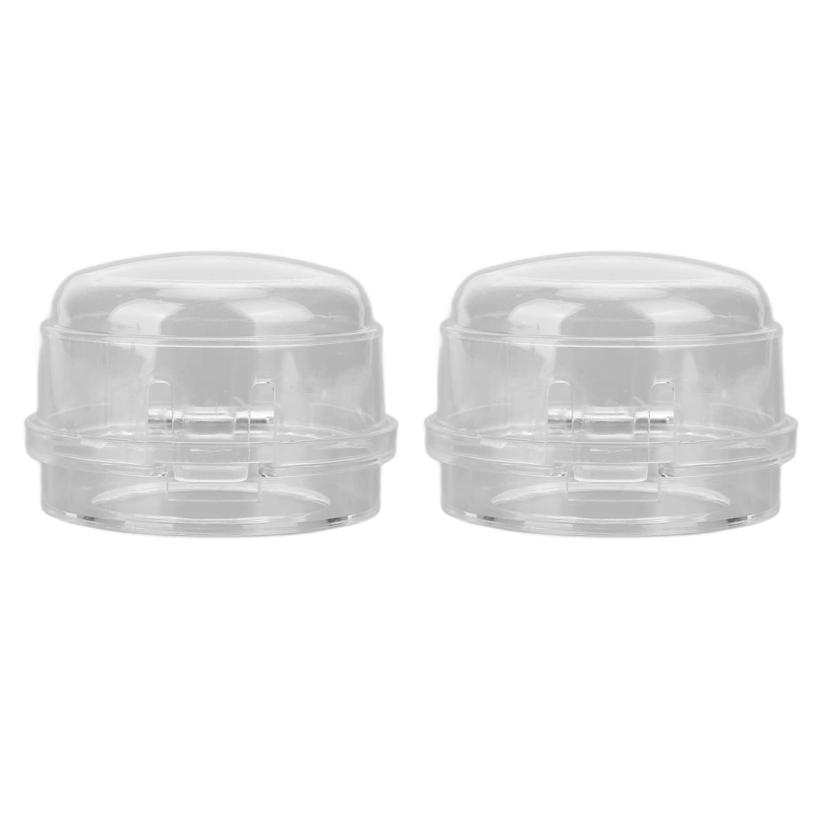 Baby Stove Knob Guards - Detachable & Reusable Kitchen Safety Covers (2-Pack) | Transparent Gas Stove Knob Protectors for Toddlers & Kids | Childproof Your Home Kitchen Appliances