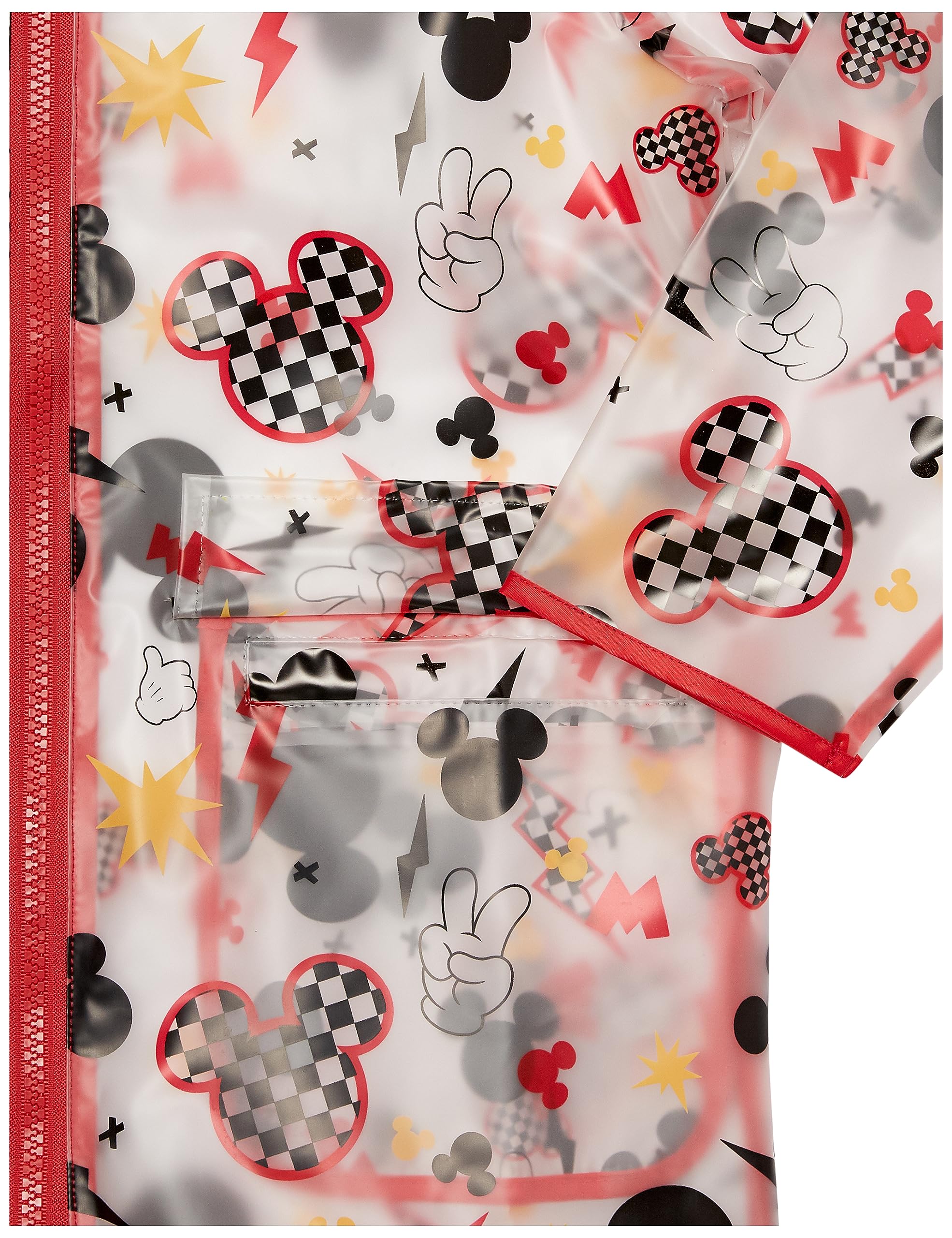 Disney Minnie Mouse & Mickey Mouse Raincoat, Princess & Paw Patrol Waterproof Jacket for Boys Girls 2-7 Years - Perfect for School, Outdoor Play & Rainy Day Adventures