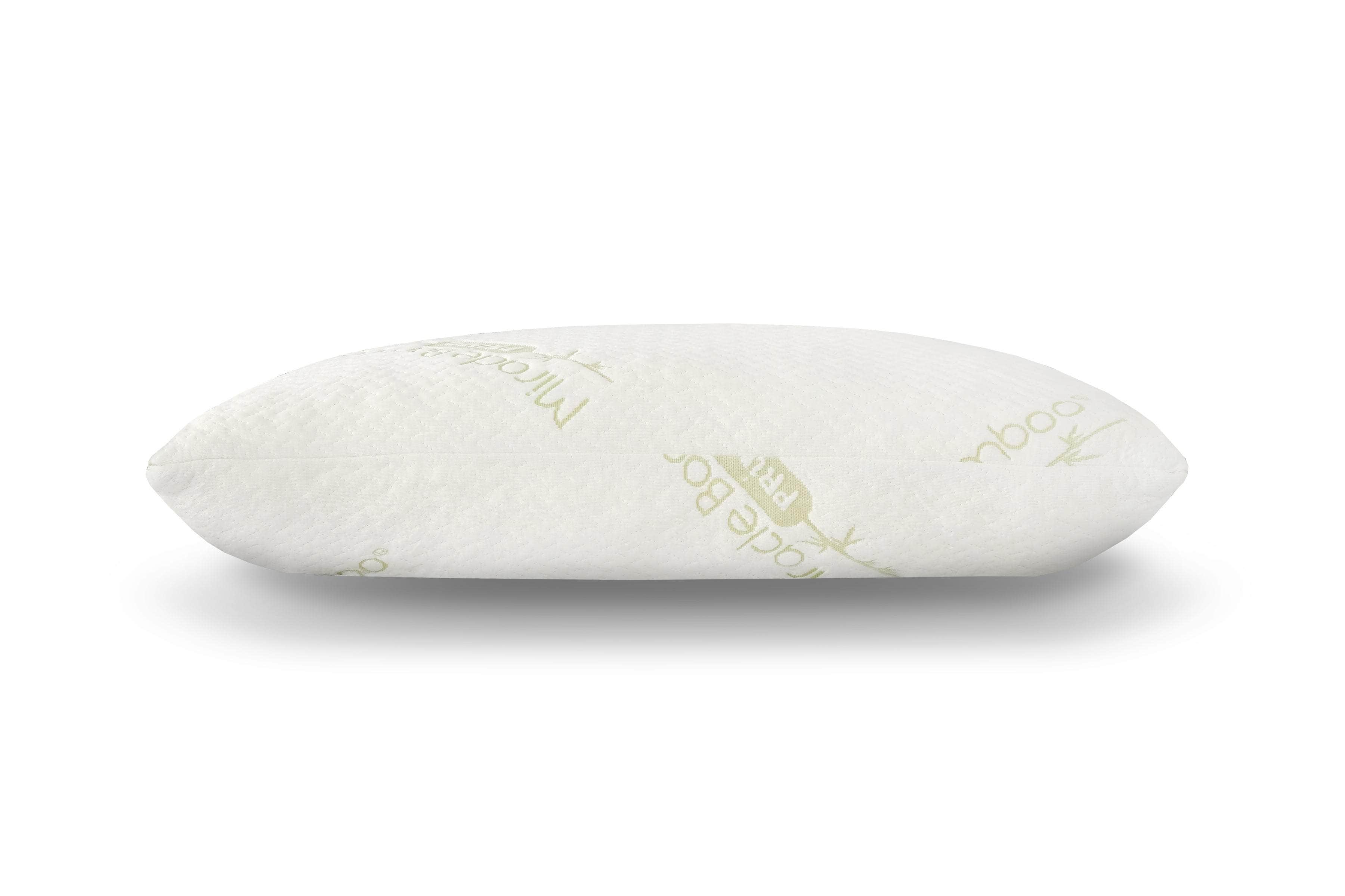 White Spectacle Shredded Memory Foam Pillow for Neck Pain Relief - Perfect for Side Sleepers, Back Pain Sufferers & Travel