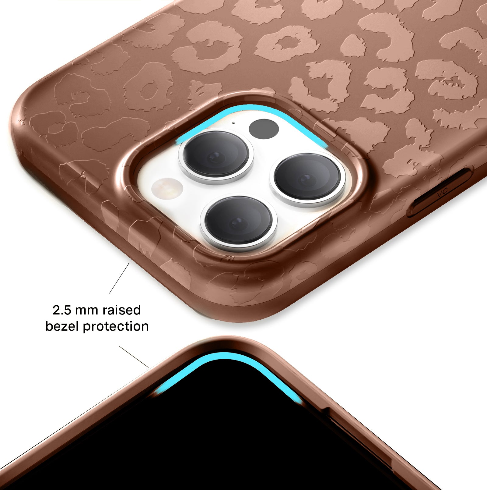Stylish Chocolate Leopard Print iPhone Case - Trendy Animal Pattern Phone Cover for iPhone [Models] - Perfect for Everyday Use, Fashion Accessory & Gift Giving