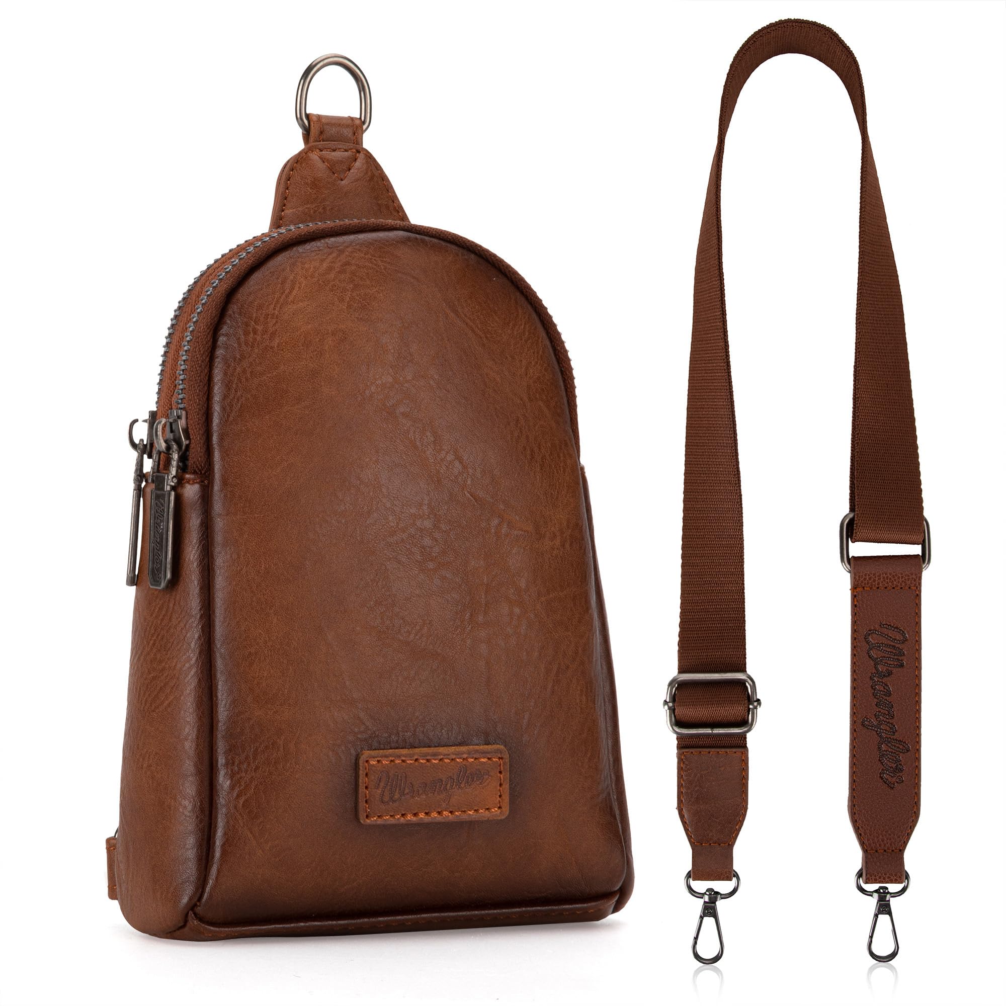 Wrangler Women's Crossbody Bag - Small Sling Bag & Chest Bag with Adjustable Strap - Perfect Gift for Travel, Shopping & Everyday Use