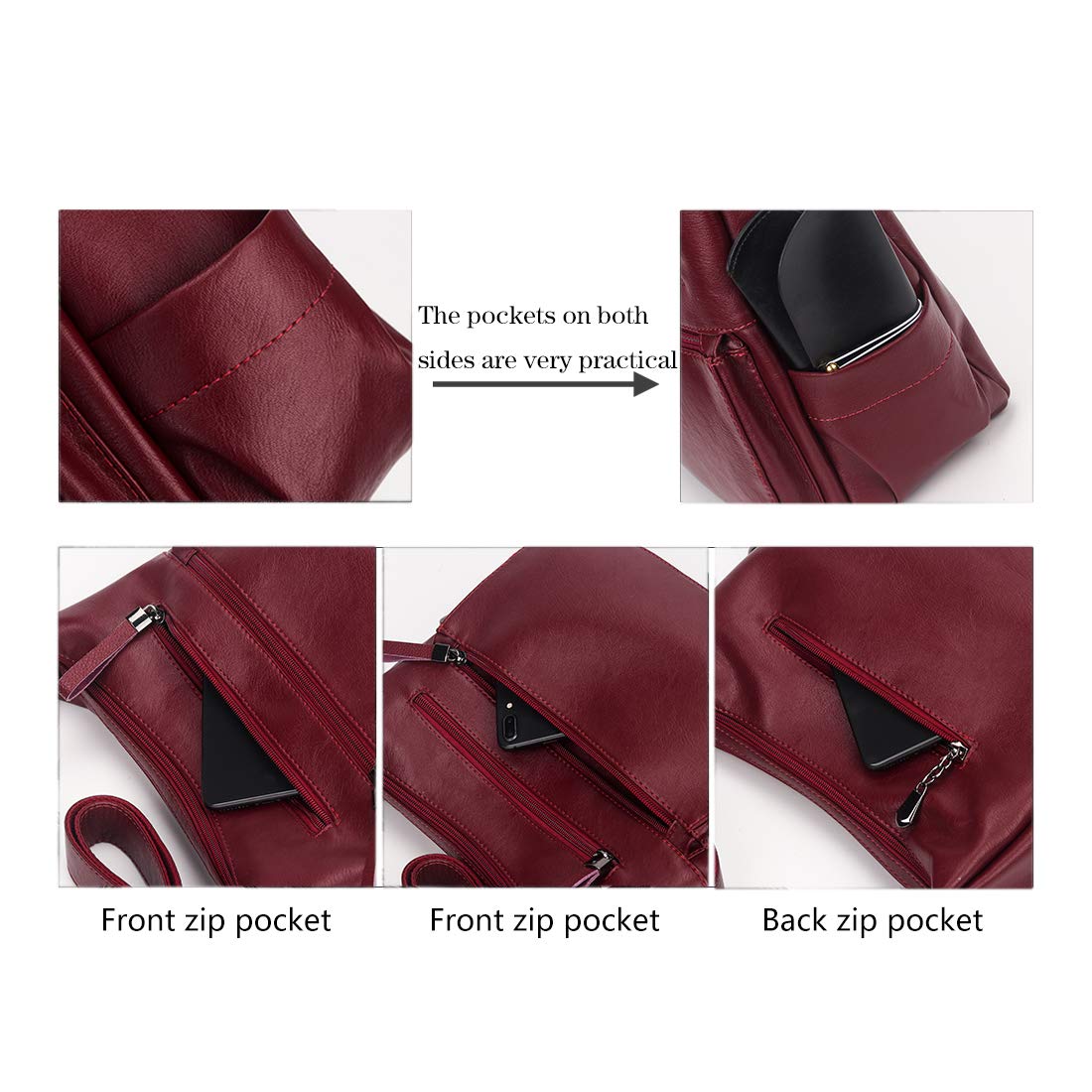 Stylish Women's Crossbody Shoulder Bag - Soft PU Leather Handbag with Multiple Pockets | Perfect for Work, Travel & Everyday Use (Artwell Fashion)