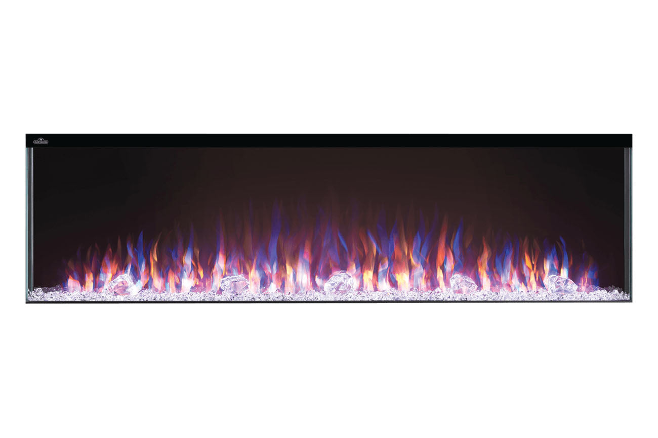 Napoleon Trivista Primis 60-Inch Built-In Electric Fireplace - 3-Sided or 2-Sided Viewing Options for Living Room, Bedroom & Office