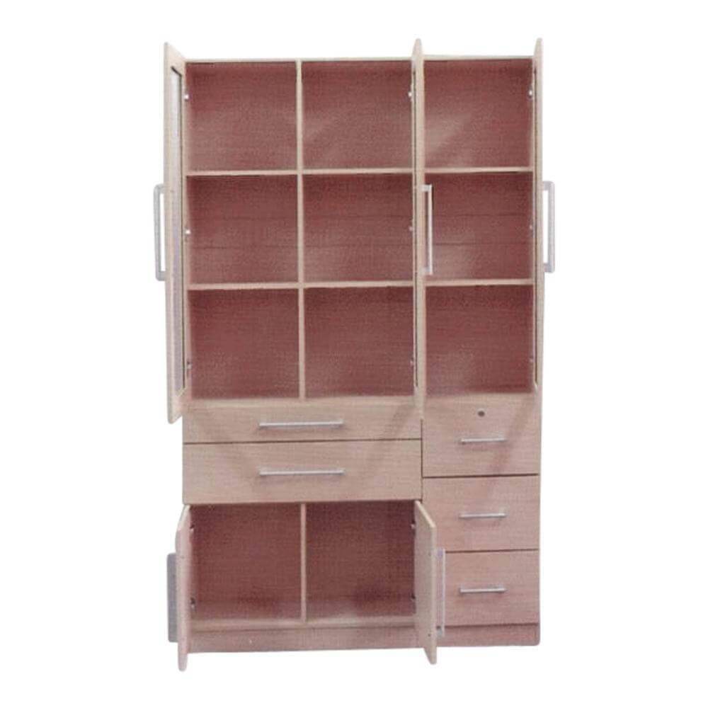 Micah IV Display Bookshelf - Modern Wooden Bookcase for Home & Office - Perfect for Living Room, Bedroom, and Study Room Organization