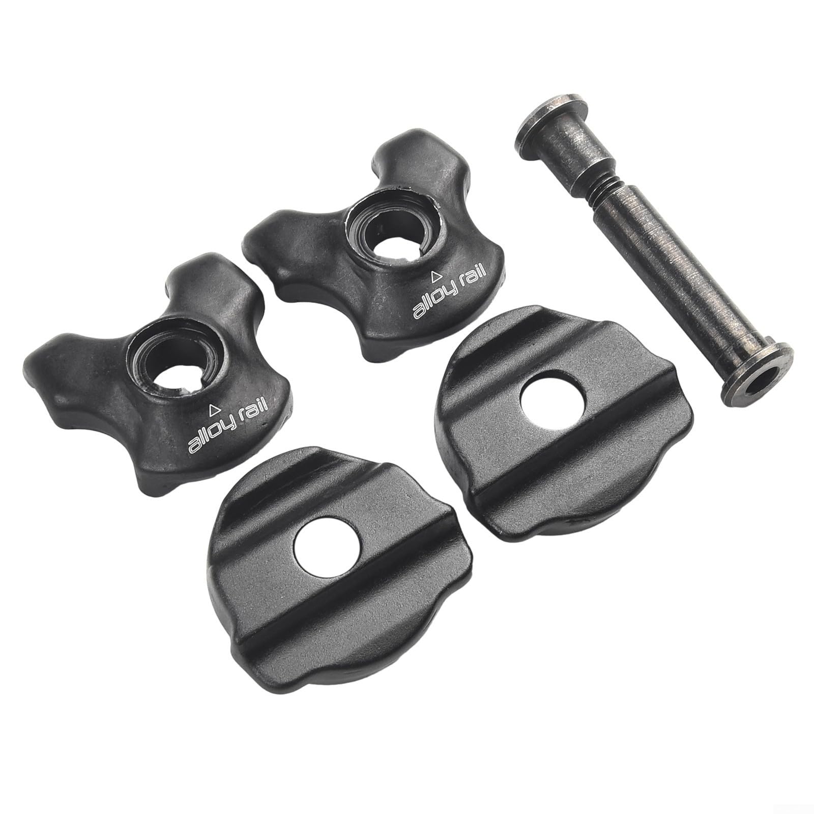 2Pcs Bike Seatpost Clamp - Universal Oval/Round Clip for Carbon Saddle Rails (7x7mm) | Compatible with Road & Mountain Bikes | Secure & Durable Cycling Accessory