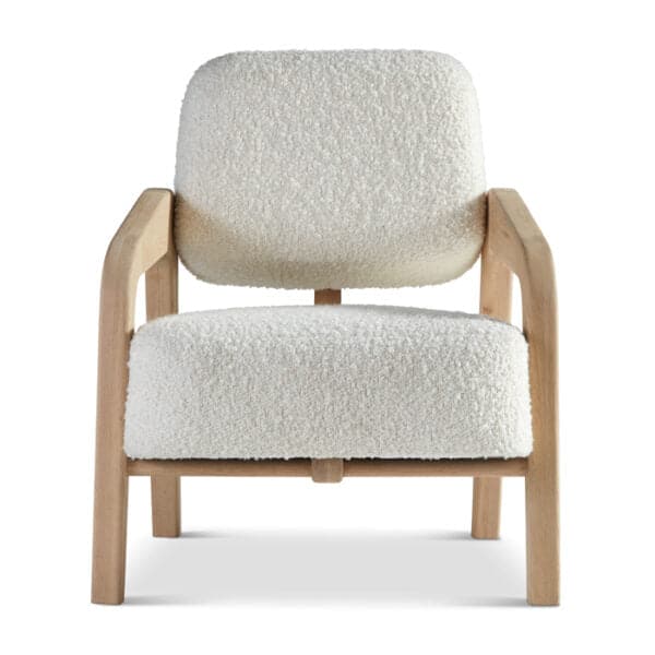 Handmade Calder Lounge Chair - Natural Wooden Mid-Century Modern Design for Living Room, Bedroom & Office - Comfortable & Stylish Home Decor
