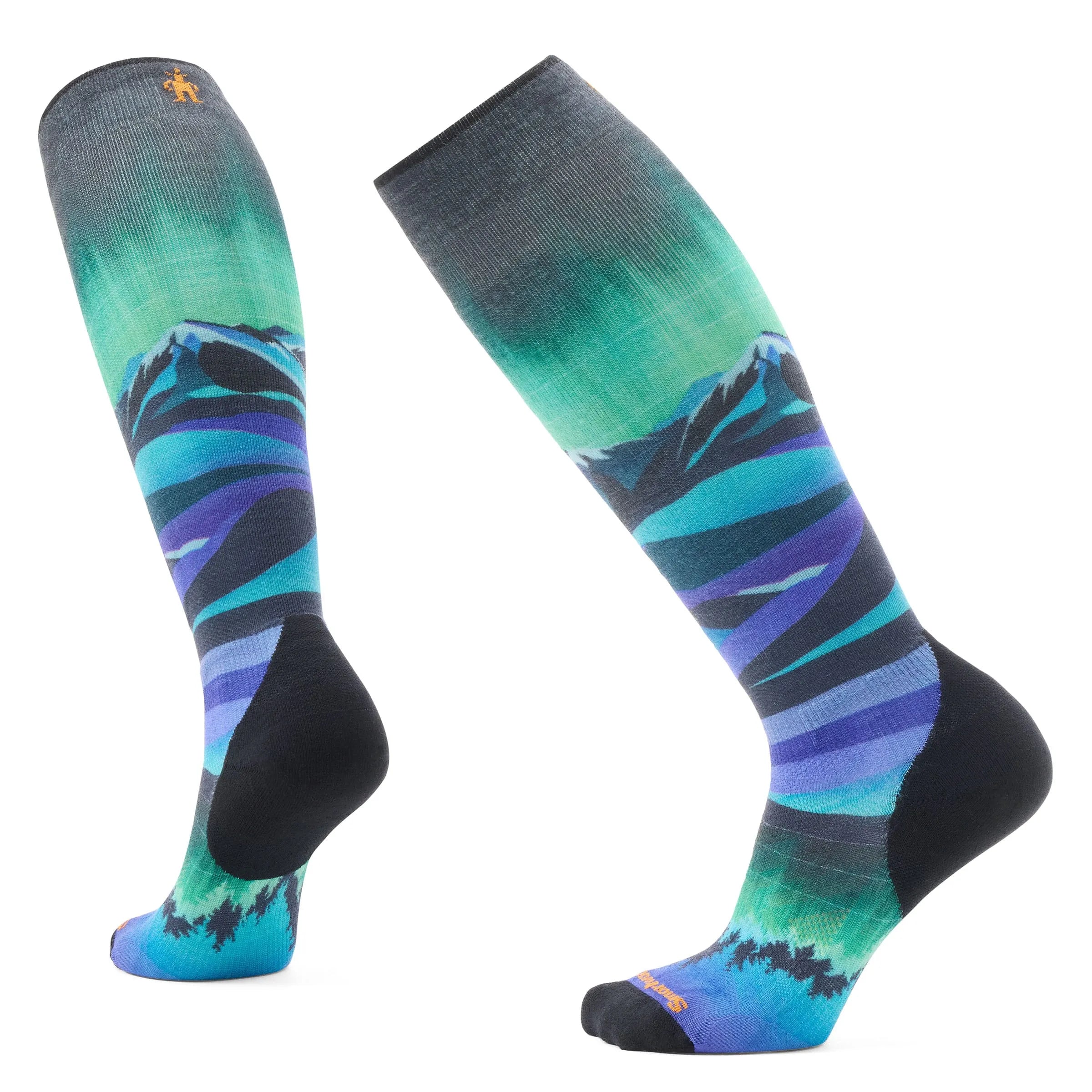 Smartwool Women's Ski Compression Socks - Over The Calf Targeted Cushion Print for Comfort & Performance - Perfect for Skiing, Snowboarding & Winter Sports (2025)