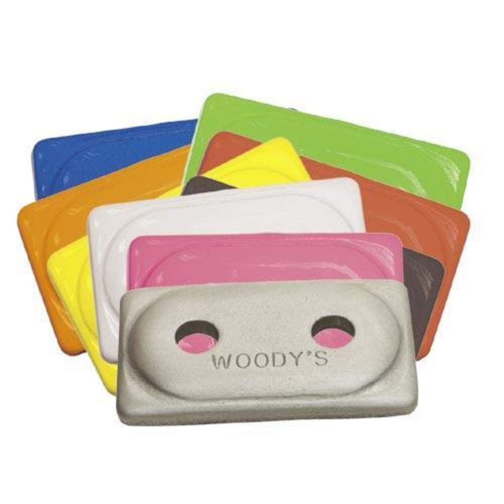 Woodys Double Digger Aluminum Support Plates - Heavy Duty White 5/16in Thread ADD2-3815-B - Perfect for Excavator Bucket Reinforcement & Heavy Equipment Maintenance