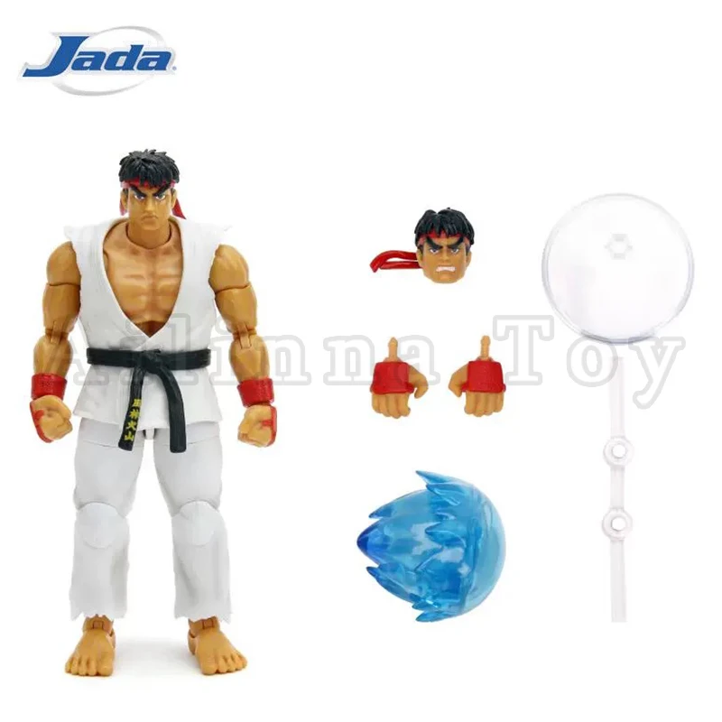 Jada Toys 1/12 Scale 6-Inch Ultra Street Fighter II Action Figure - Ryu Collectible for Gamers & Fans | Perfect for Display, Gifts & Cosplay