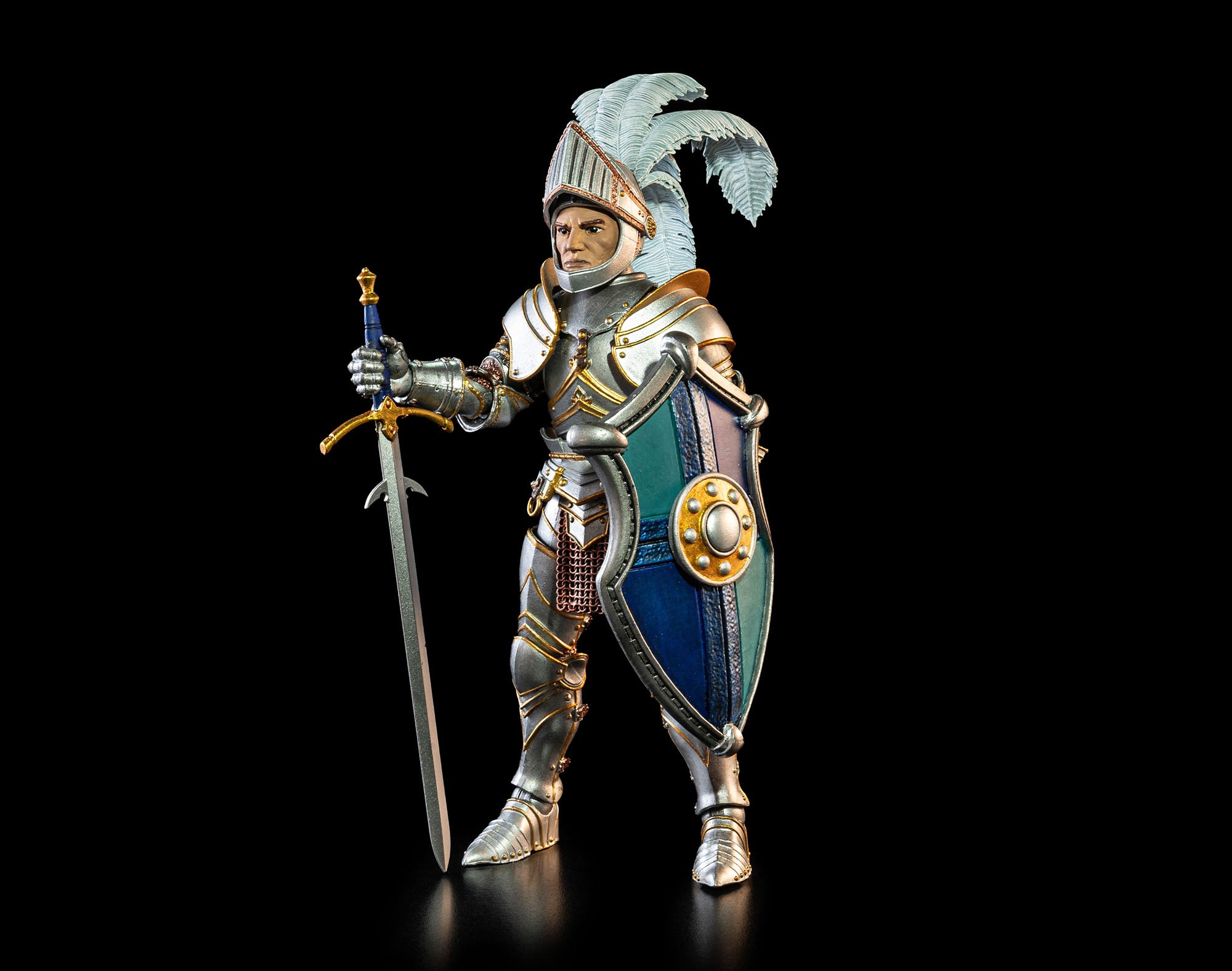 Mythic Legions: Ashes of Agbendor Blue Shield Action Figure - Preorder Now | Fantasy Collectible for Display & Role-Playing Games