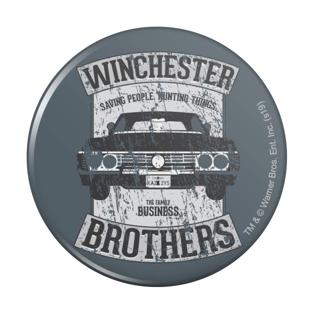 Supernatural Brother's Impala Car Fridge Magnet - Cool Kitchen & Office Decor for Fans - Perfect for Refrigerators, Lockers, and Metal Surfaces