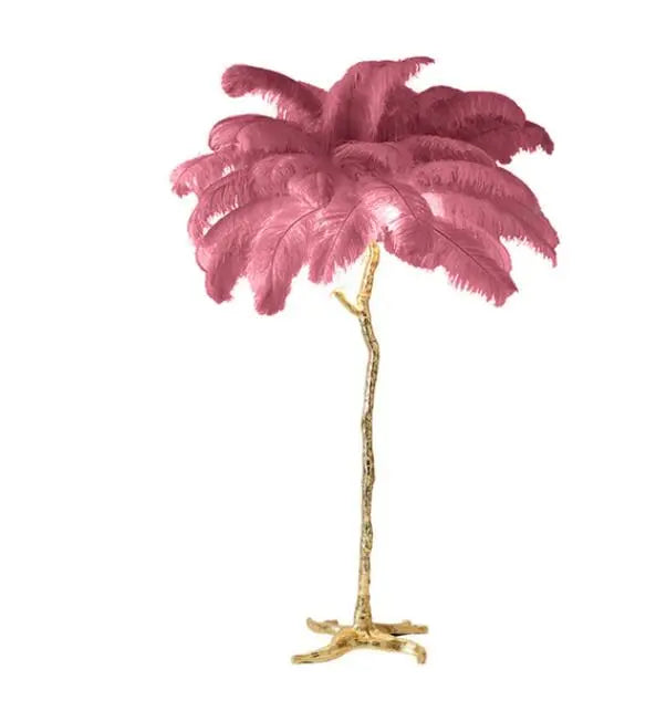 Talissa Feather Floor Lamp - Elegant Modern Standing Light for Living Room, Bedroom & Office Decor | Soft Ambient Lighting for Cozy Home Atmosphere