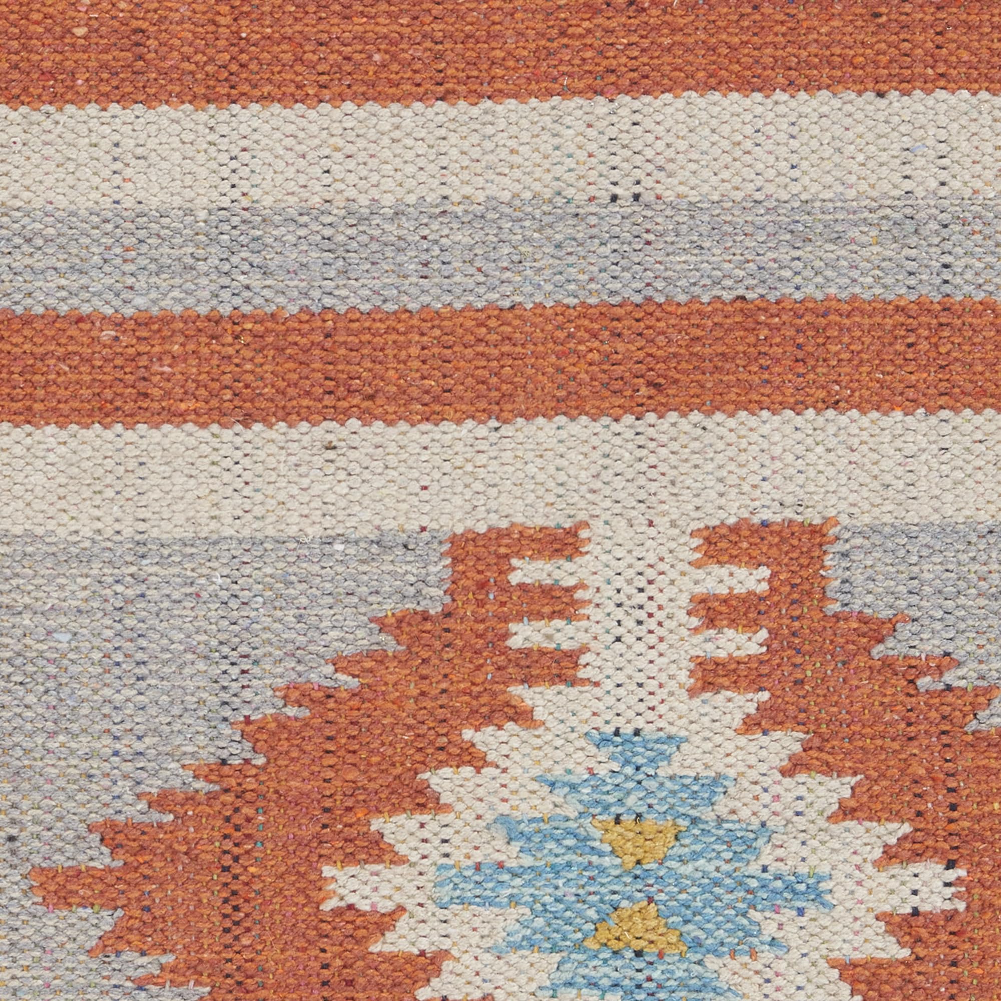 Nourison Baja Tribal Ivory/Grey 8' x 10' Area Rug - Easy to Clean, Non-Shedding, Soft & Durable - Perfect for Bedroom, Living Room, Dining Room & Kitchen Decor (8x10)