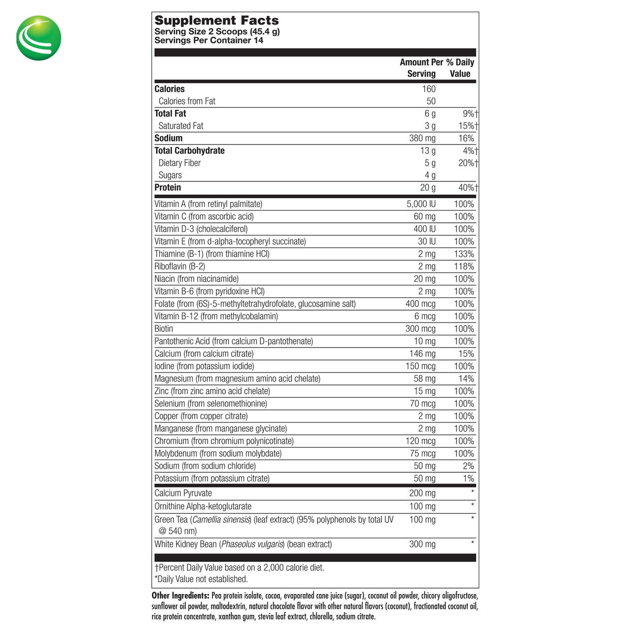 Nutra BioGenesis UltraLean Vegan Chocolate Protein Powder - Plant-Based Protein Powder for Men & Women, Lactose-Free Pea Protein for Muscle Recovery & Weight Loss with Micronutrients & Vitamins - 1.76 lb (800g) - Perfect for Post-Workout Shakes, Smoothies & Healthy Meal Replacement