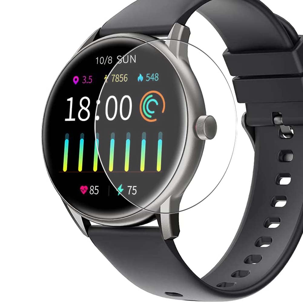 3 Pack Tempered Glass Screen Protector for Addray KW06 Pro Smart Watch - HD Clear, Anti-Scratch, Bubble-Free Protection - Perfect for Workouts, Outdoor Activities & Daily Use