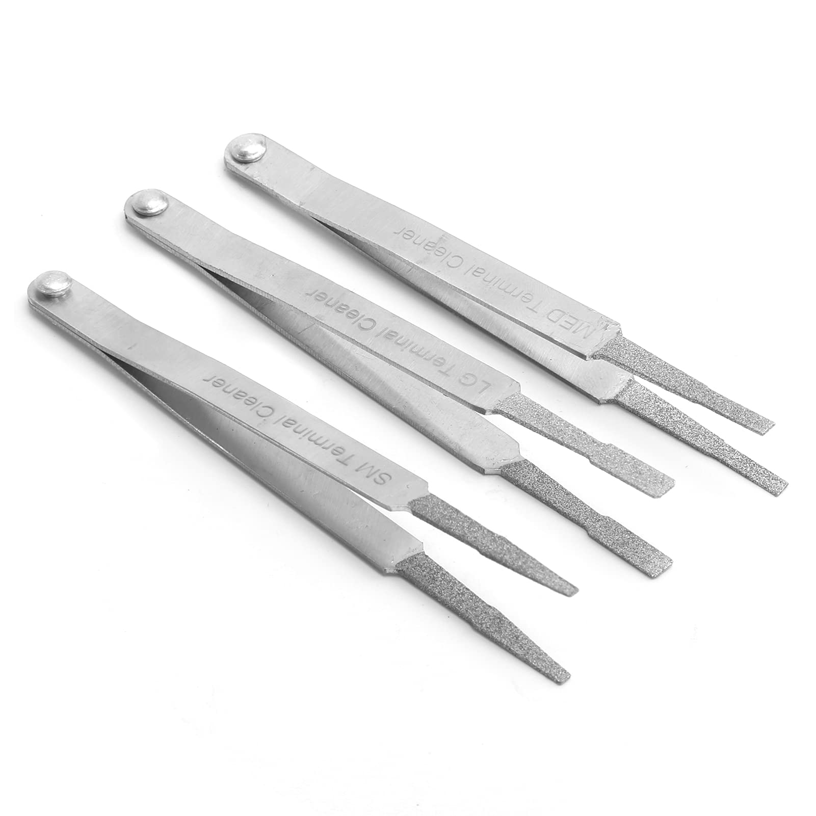 Niiyen 3PCS Terminal Cleaner Set - Electrical Connector Cleaner & Auto Repair Tool for Small Spade Pin Connectors | Professional Wiring & Hardware Maintenance Kit for Car, Motorcycle & Home Appliances