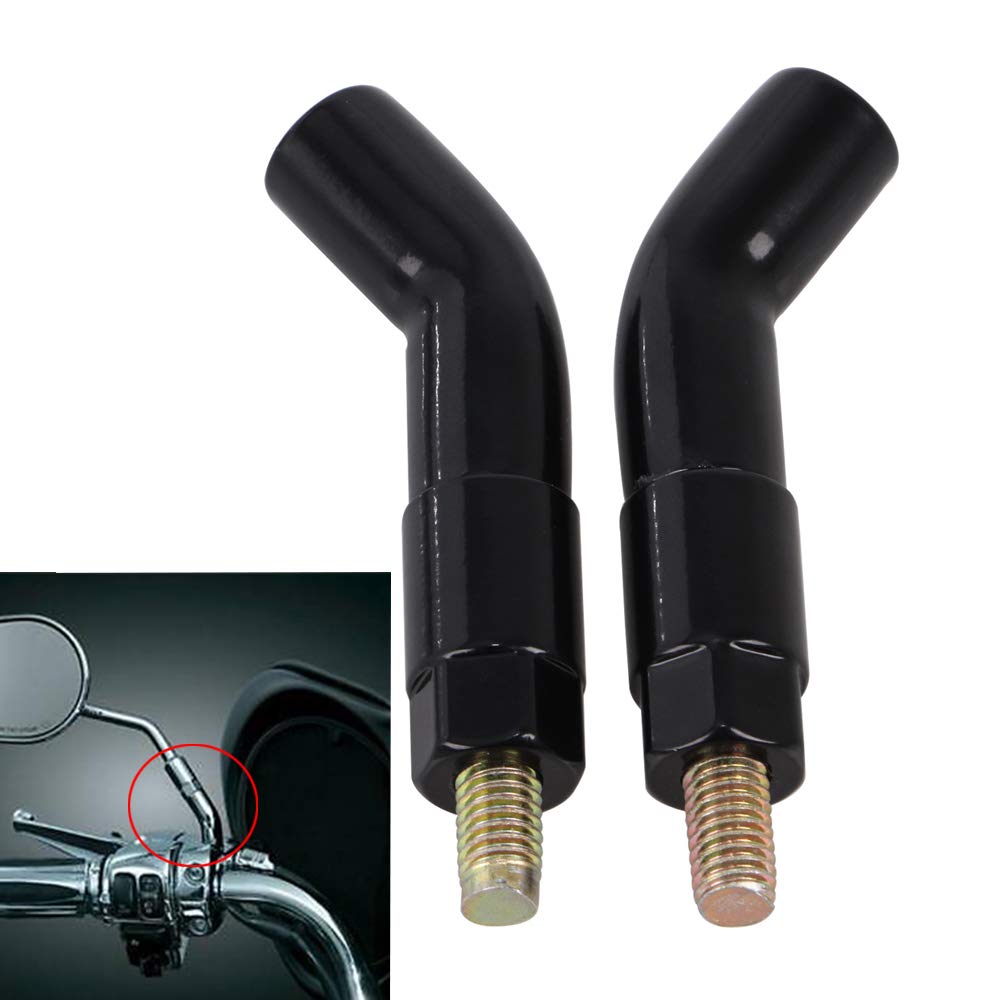 Black Rear View Side Mirror Stem 3