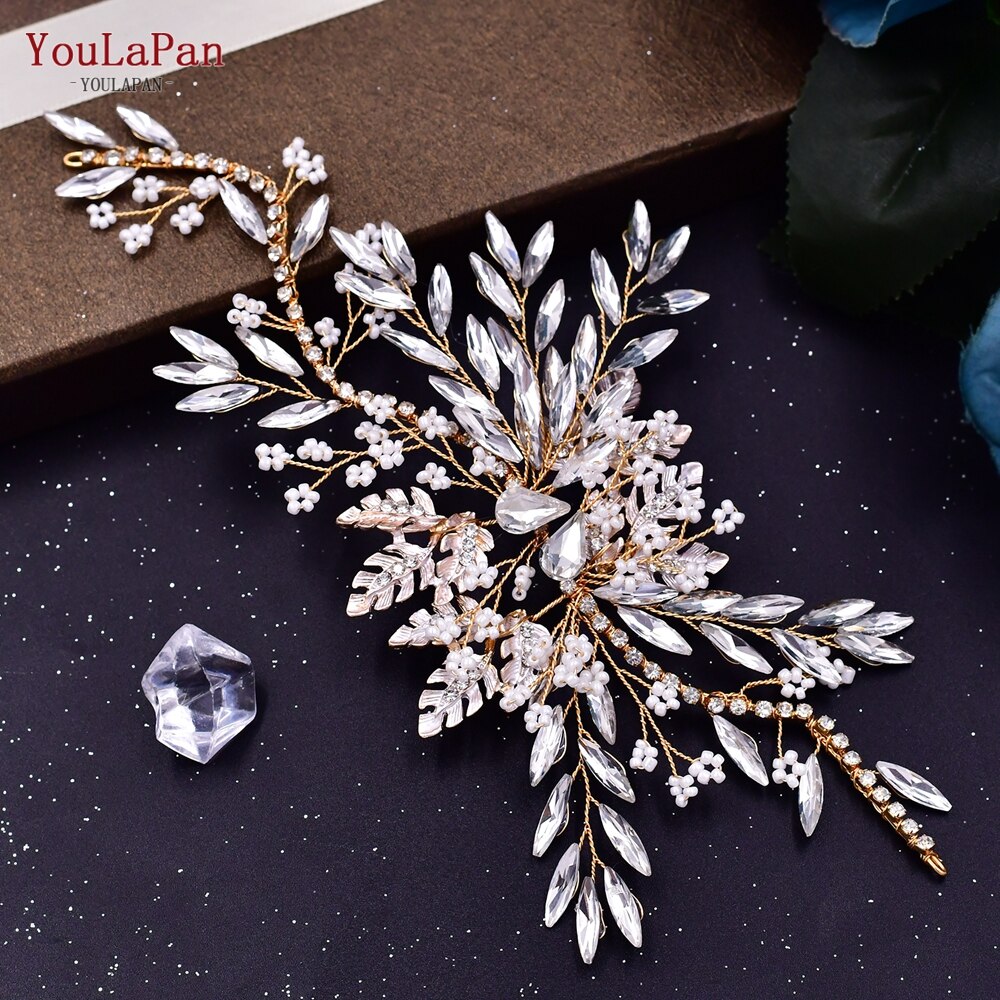 Sparkling Rhinestone Wedding Headband for Women – Elegant Bride Hair Accessory for Ceremony, Reception & Special Occasions