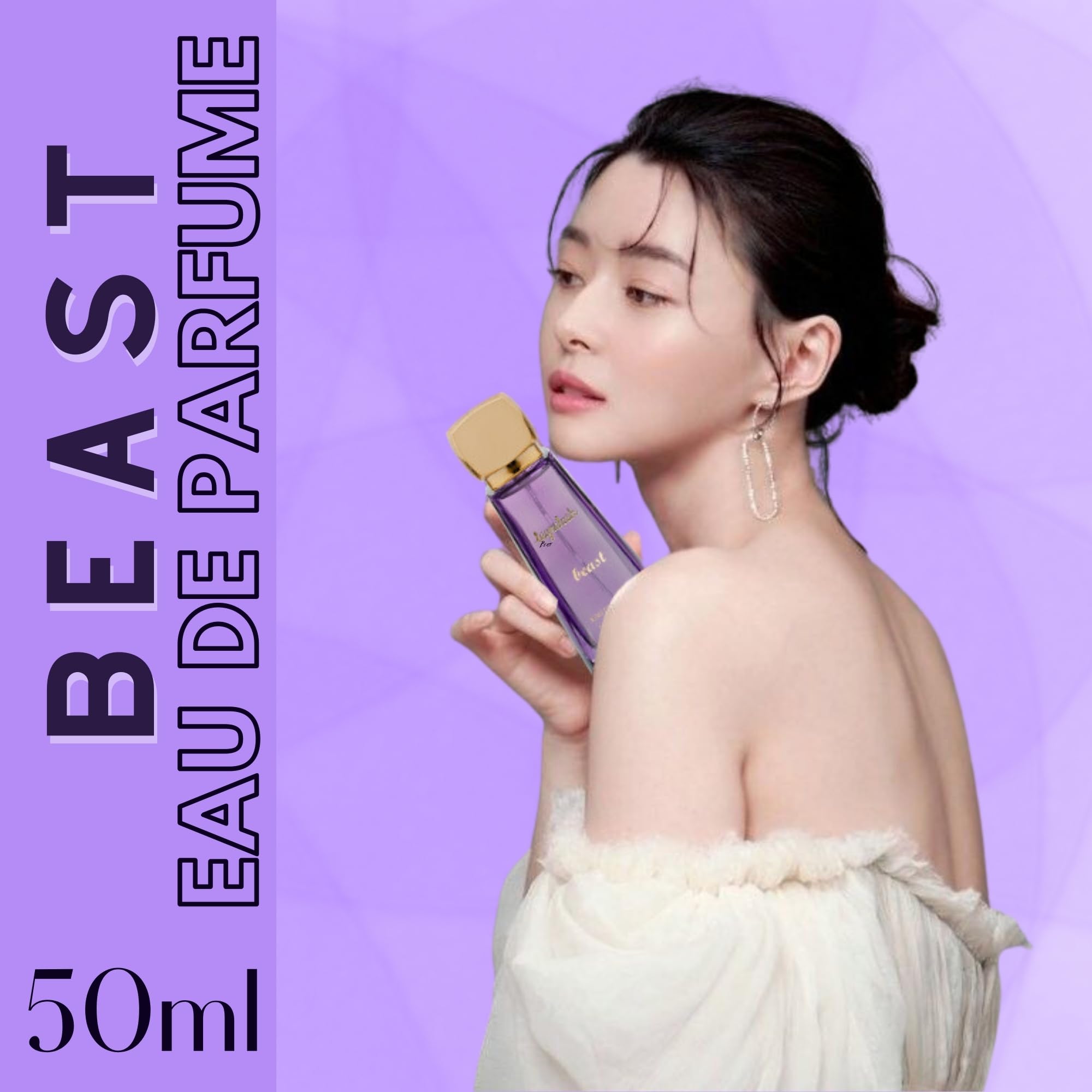 LAYRALASH BEAST Eau De Parfum for Women - 100% Natural Floral Perfume | Skin-Friendly Daily Fragrance | 50ml | Perfect for Work, Date Night & Special Occasions