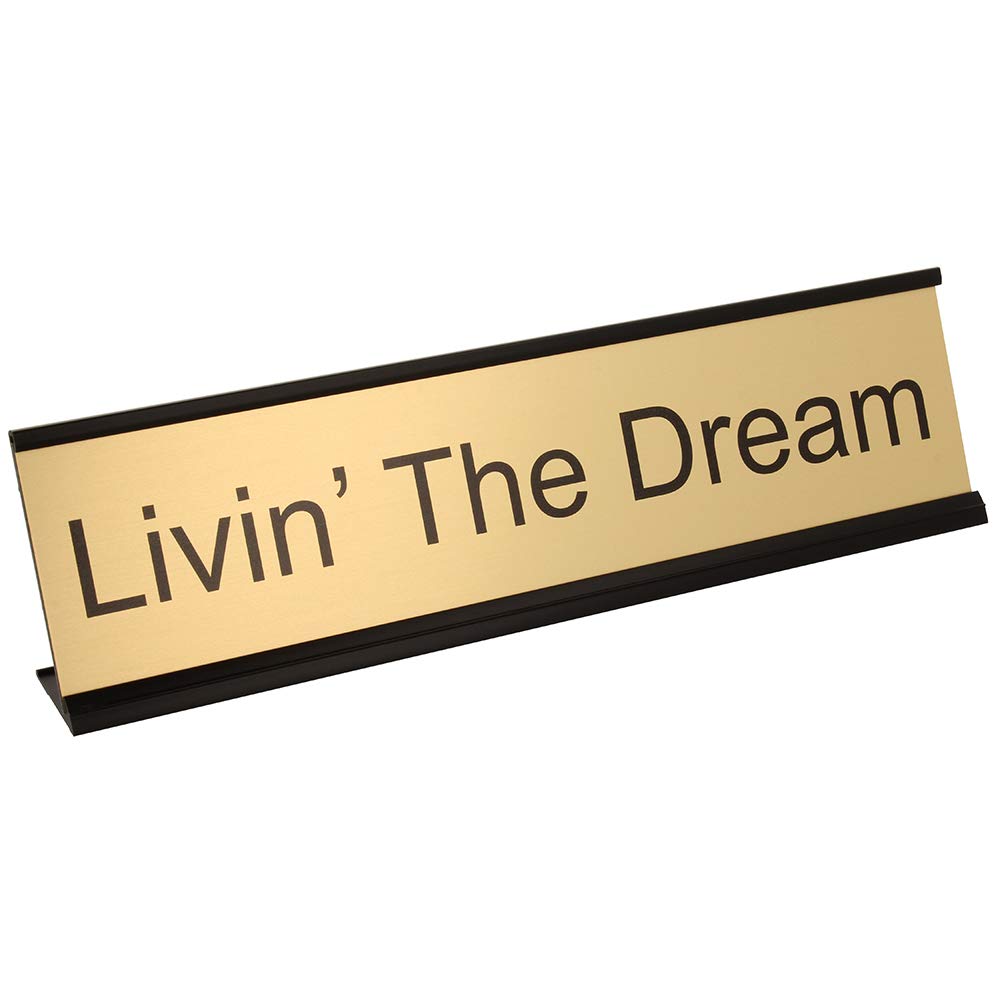 ExcelMark Livin' The Dream Desk Plate – 2