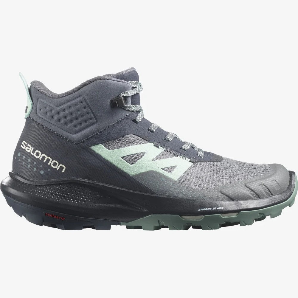 Salomon OUTpulse Mid GTX Women's Waterproof Hiking Boots - Lightweight & Durable for Outdoor Adventures, Trail Running & Backpacking