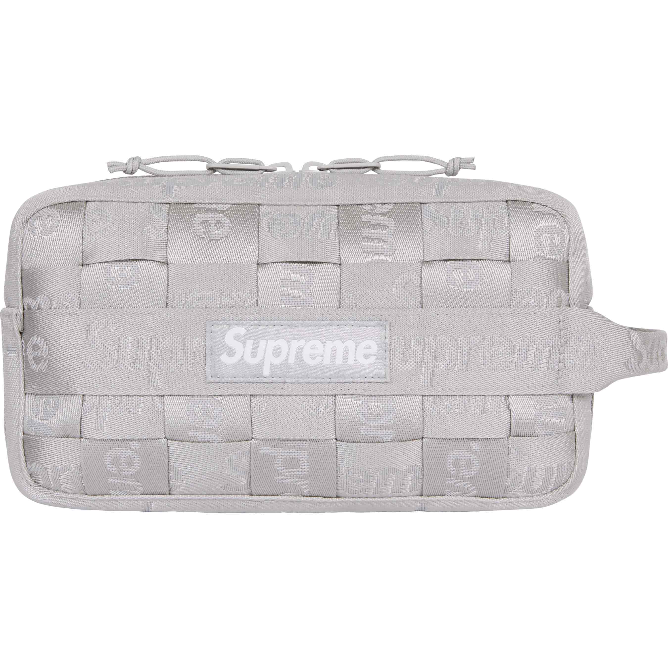 Supreme Woven Utility Bag Grey - Durable Crossbody Shoulder Bag for Men & Women - Perfect for Travel, Hiking, Gym & Everyday Use