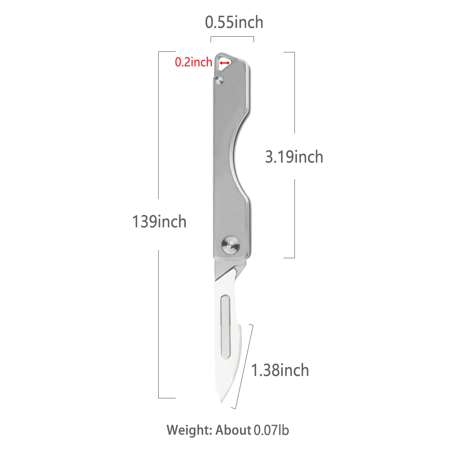 WARHERO 10-Pack Titanium Alloy Folding Scalpel Pocket Knife - EDC Utility Knife Set for Outdoor Survival, Hunting, Camping & Fishing | Compact Tactical Knives for Hiking, Bushcraft & Emergency Preparedness