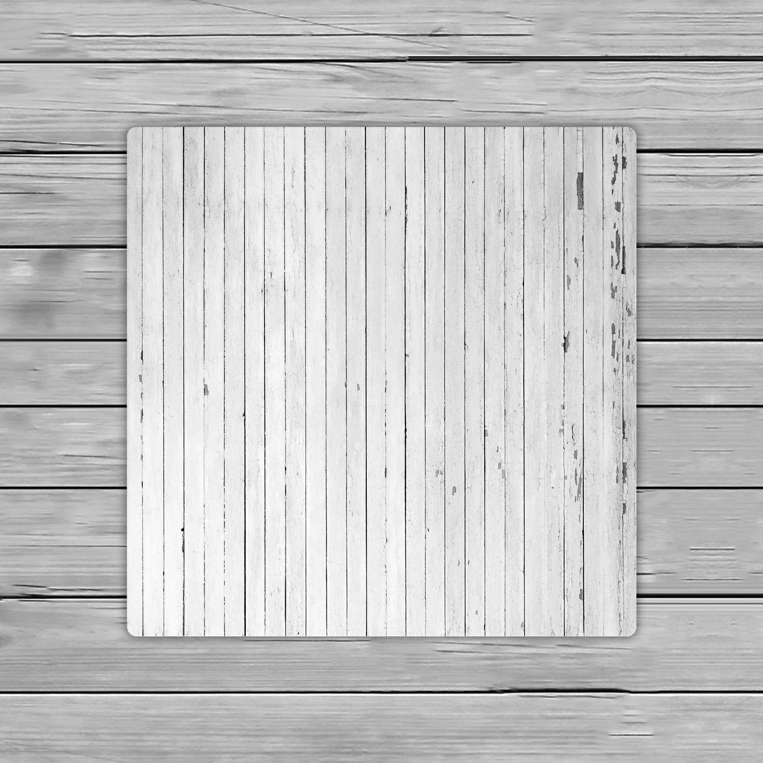 ABPHQTO Weathered White Painted Wooden Hand Towels - 13x13 Inch Soft Absorbent Bath, Pool, Beach & Spa Towels for Travel, Gym & Home Decor