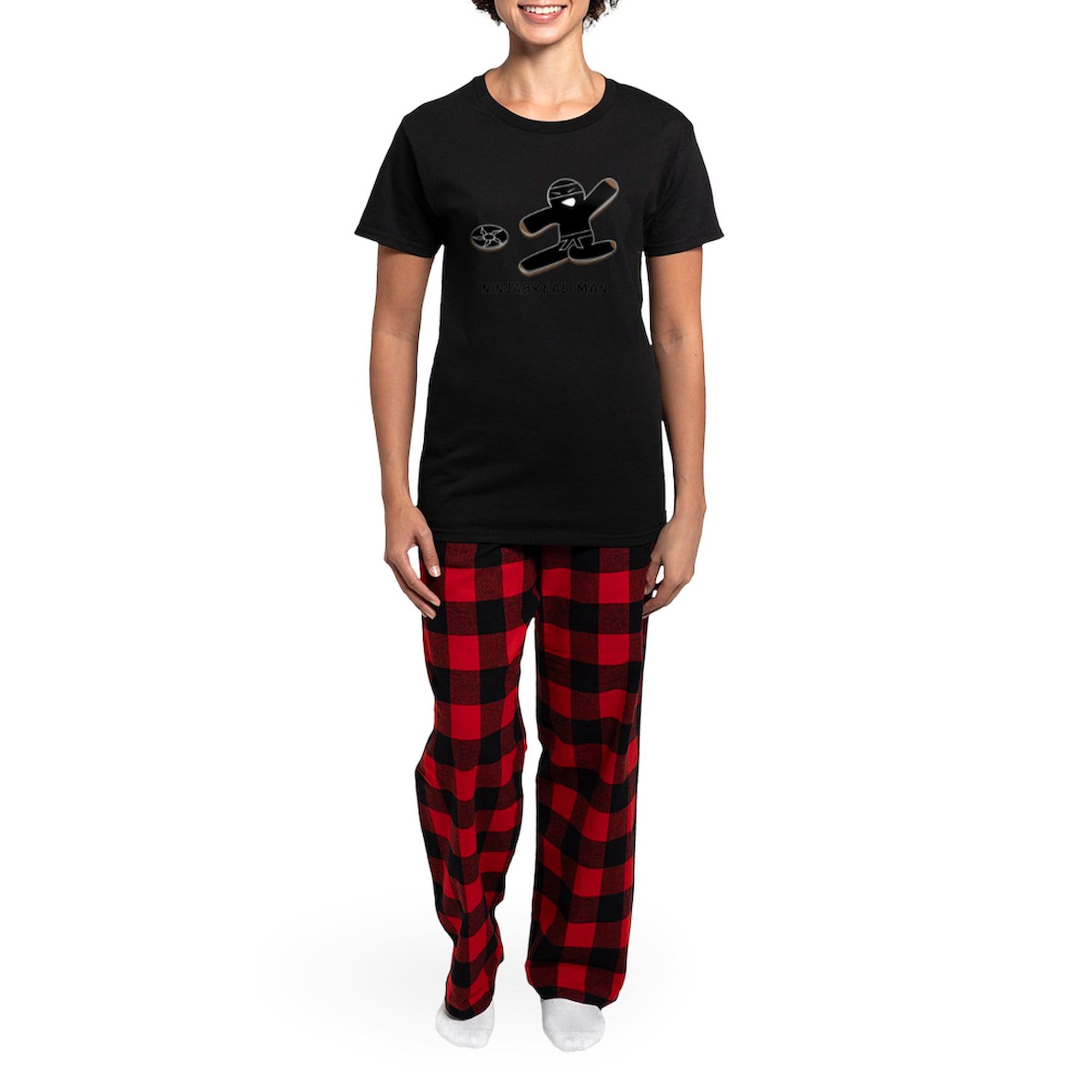Ninjabread Man Pajamas for Women - Fun Novelty Sleepwear & Christmas PJs - Cozy Holiday Lounge Wear for Gifts & Festive Nights