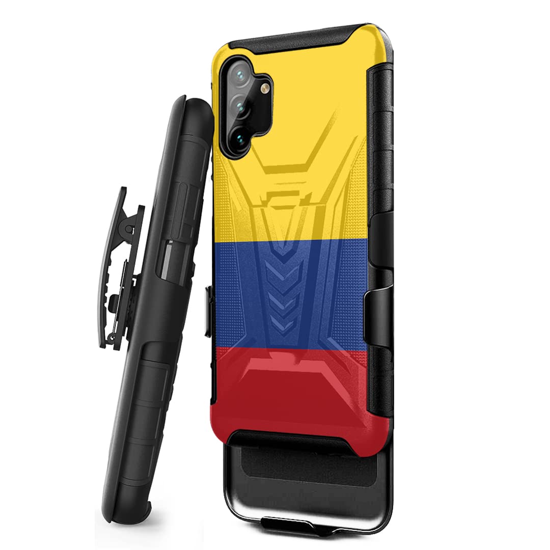 Shockproof Rugged Case for Samsung Galaxy A13 5G with Kickstand & Belt Clip - Perfect for Outdoor & Work Use