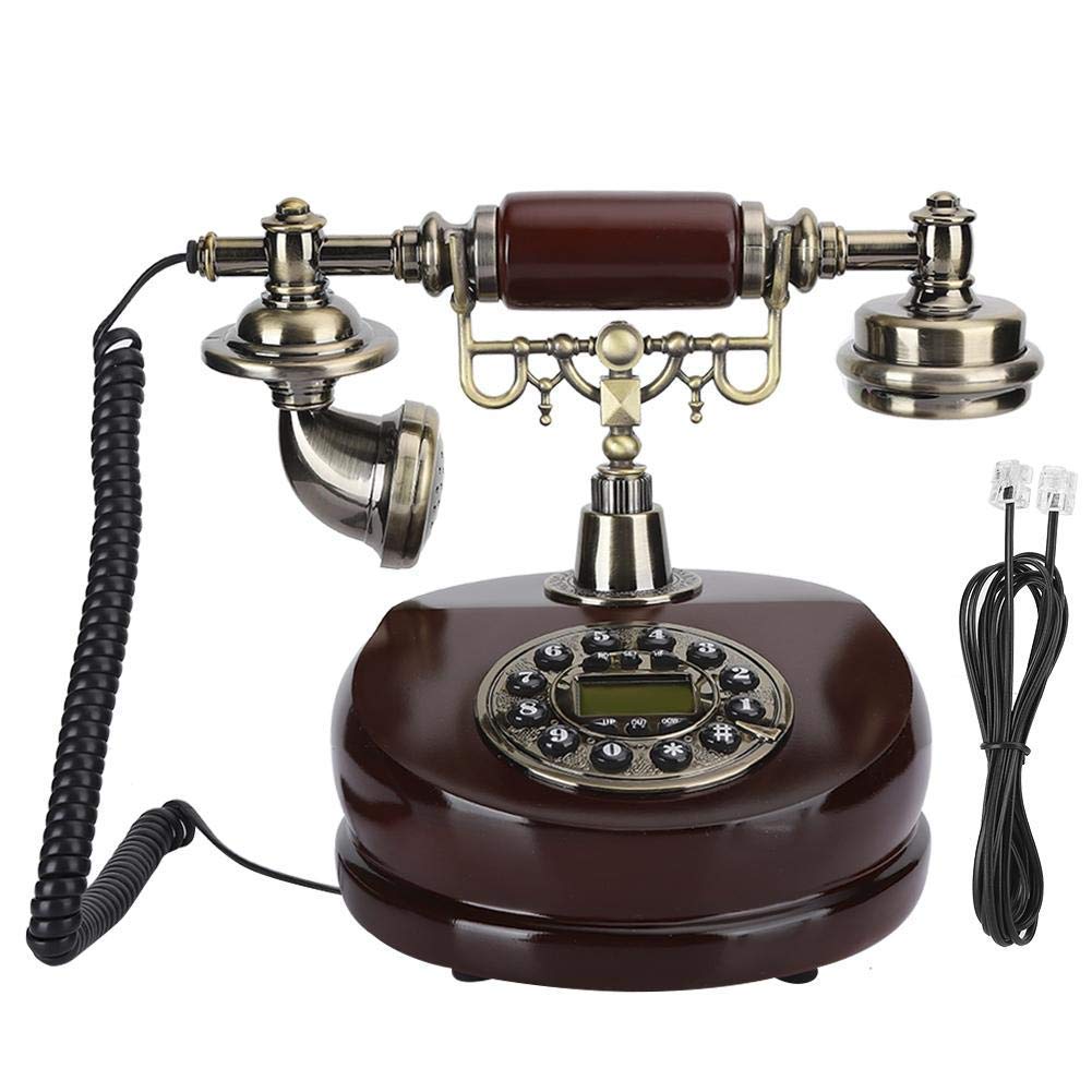 Vintage Rotary Dial Telephone - Retro DTMF Landline Phone for Home, Office, Hotel Decor - Classic Craft Decoration & Unique Gift Idea for Nostalgic Interior Design