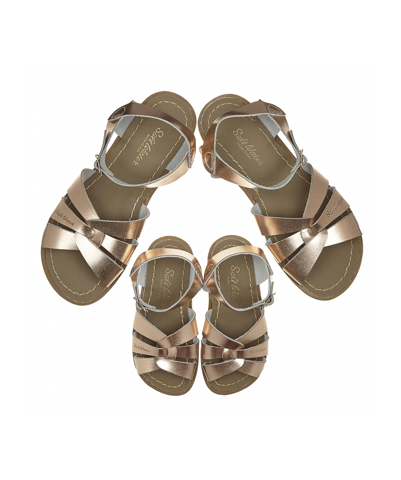 Original Saltwater Rose Gold Sandals for Women – Comfortable Beach & Summer Walking Shoes for Outdoor Activities, Vacations, and Casual Wear